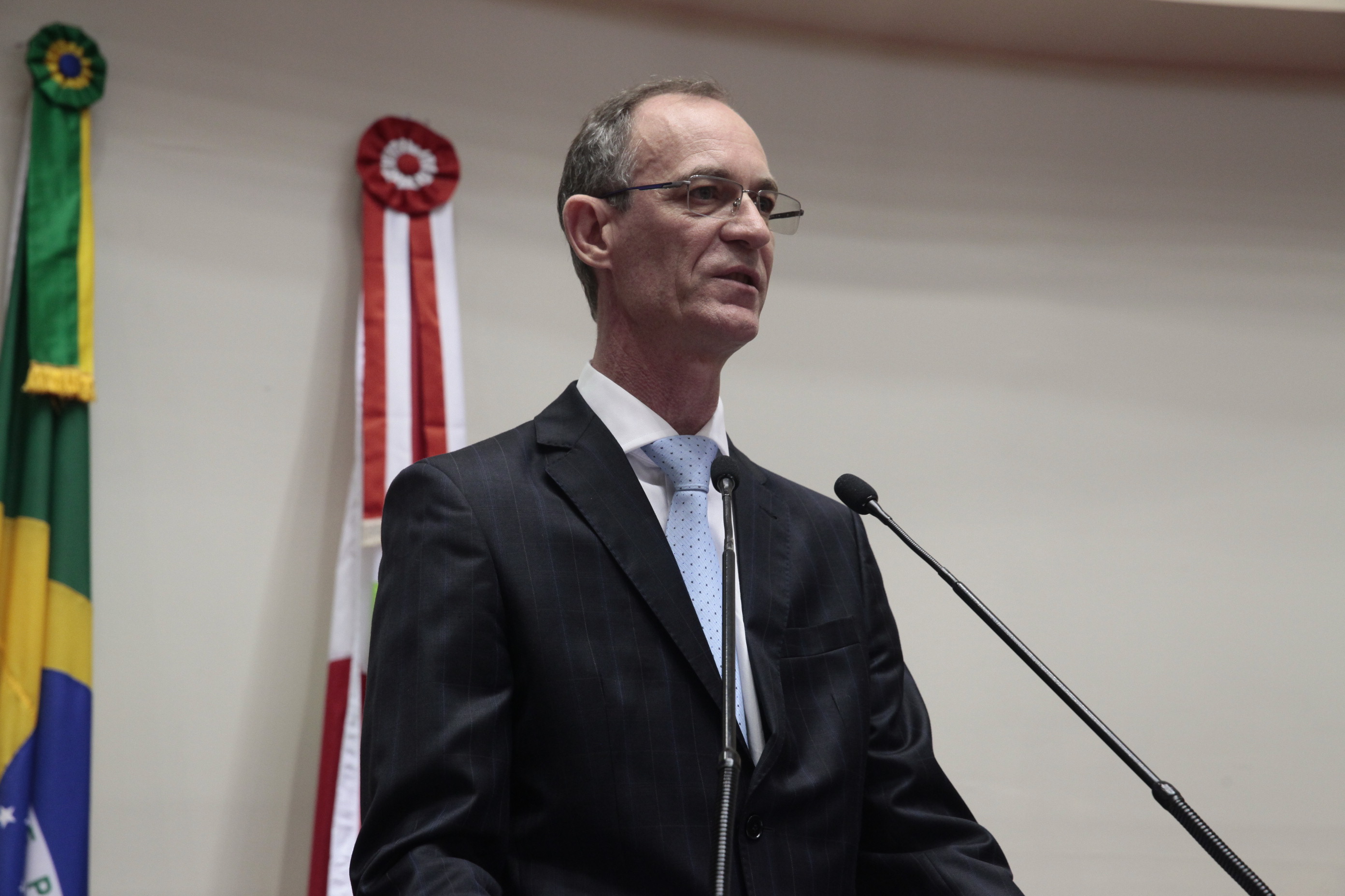 Procurador-geral de Justiça de Santa Catarina, Liu Marcos Marin Sessão Plenária. Fotos: Eduardo Guedes de Oliveira/Agência AL