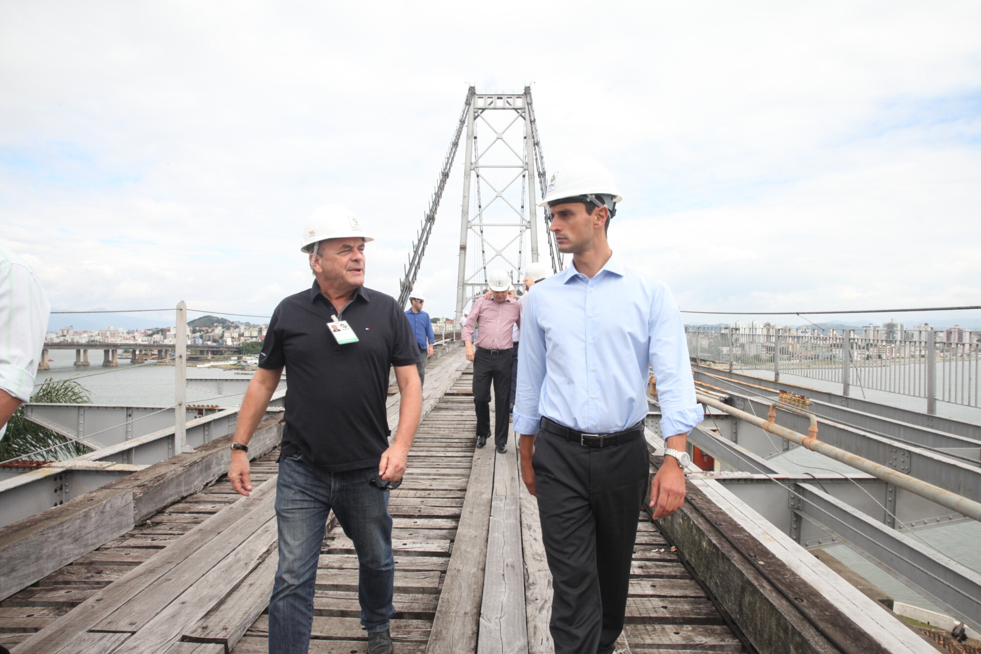 Obras emergenciais na Ponte Hercílio Luz serão visíveis em 10 dias, garante Deinfra