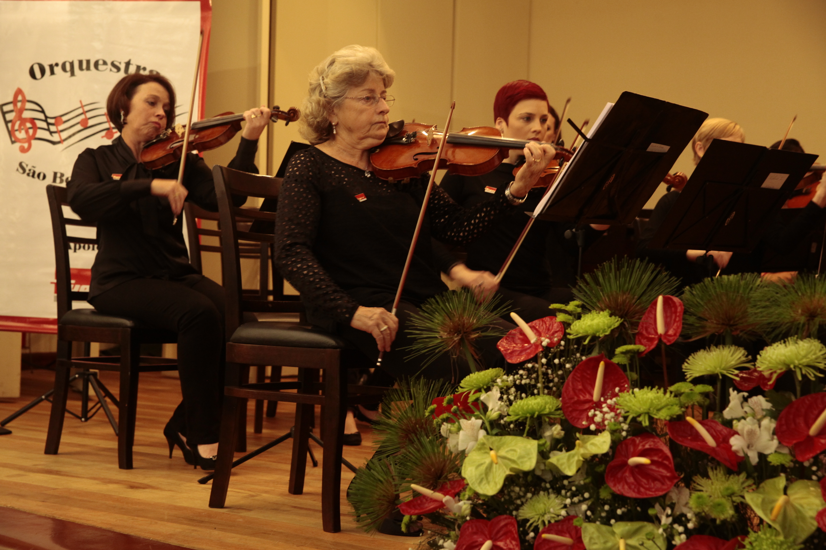 Sessão Solene em homenagem à Orquestra São Bento do Sul pela passagem de seus 60 anos de fundação. Foto: Miriam Zomer/Agência AL