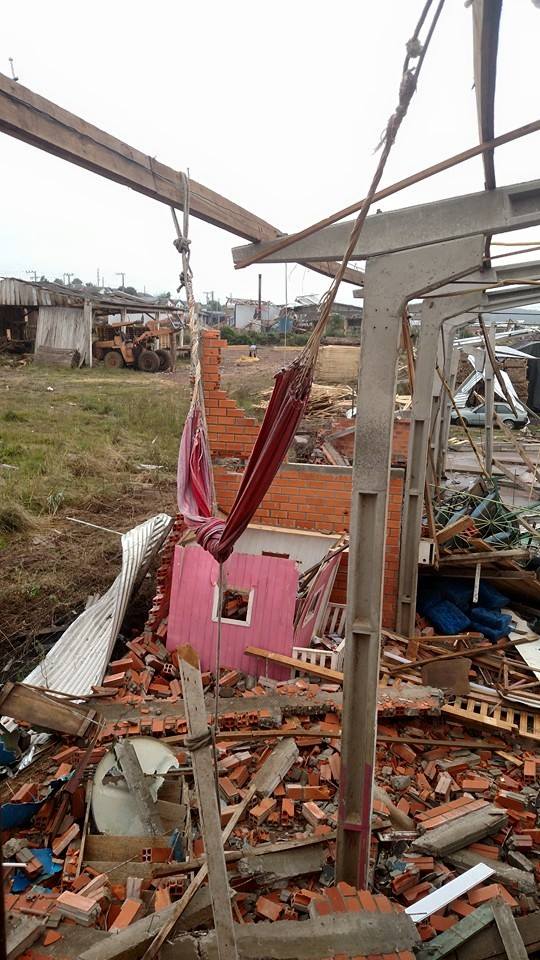 Exército está em SC para ajuda à cidades atingidas pelo tornado. Foto: Fabio Queiroz/Agência AL