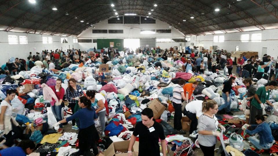 Exército está em SC para ajuda à cidades atingidas pelo tornado. Foto: Fabio Queiroz/Agência AL
