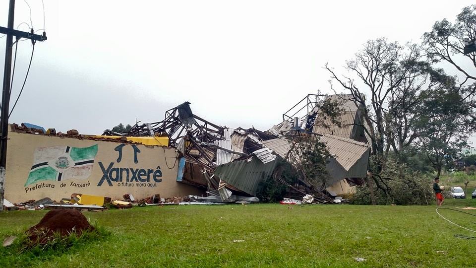 Exército está em SC para ajuda à cidades atingidas pelo tornado. Foto: Fabio Queiroz/Agência AL