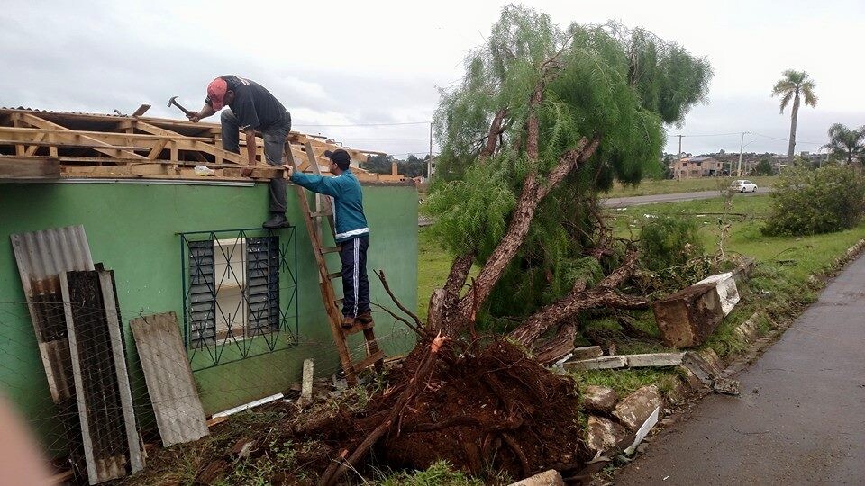 Veja mais imagens da destruição em Xanxerê