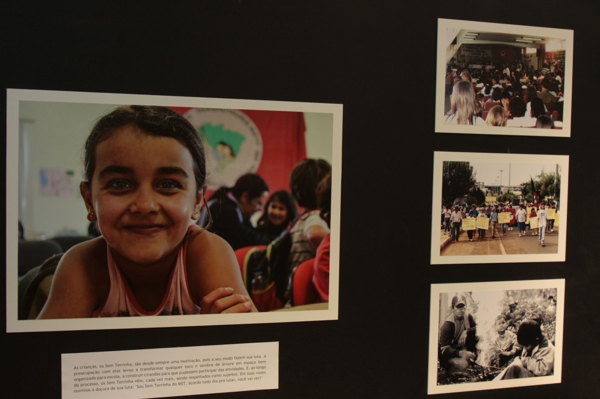 Exposição fotográfica MST/SC 30 anos. Foto:Yuri Santos / Agência AL