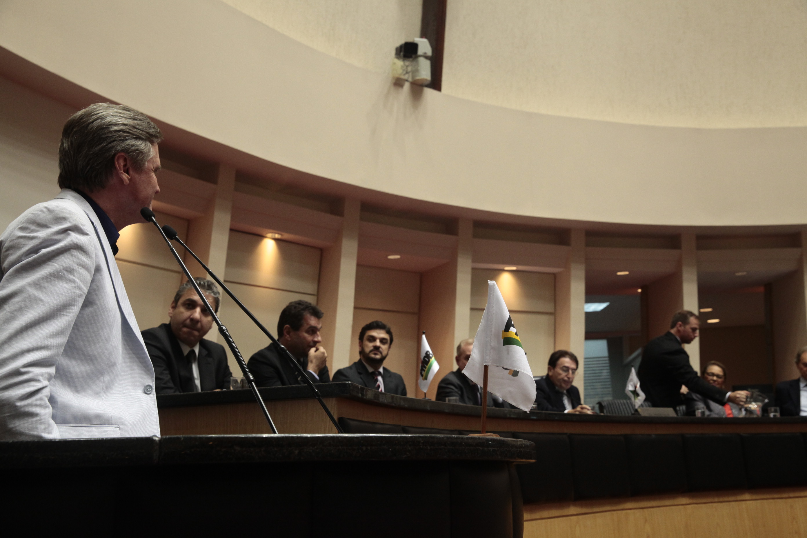 Sessão Especial em homenagem aos 49 anos de fundação do Partido do Movimento Democrático Brasileiro - PMDB. Foto: Eduardo Guedes de Oliveira/Agência A