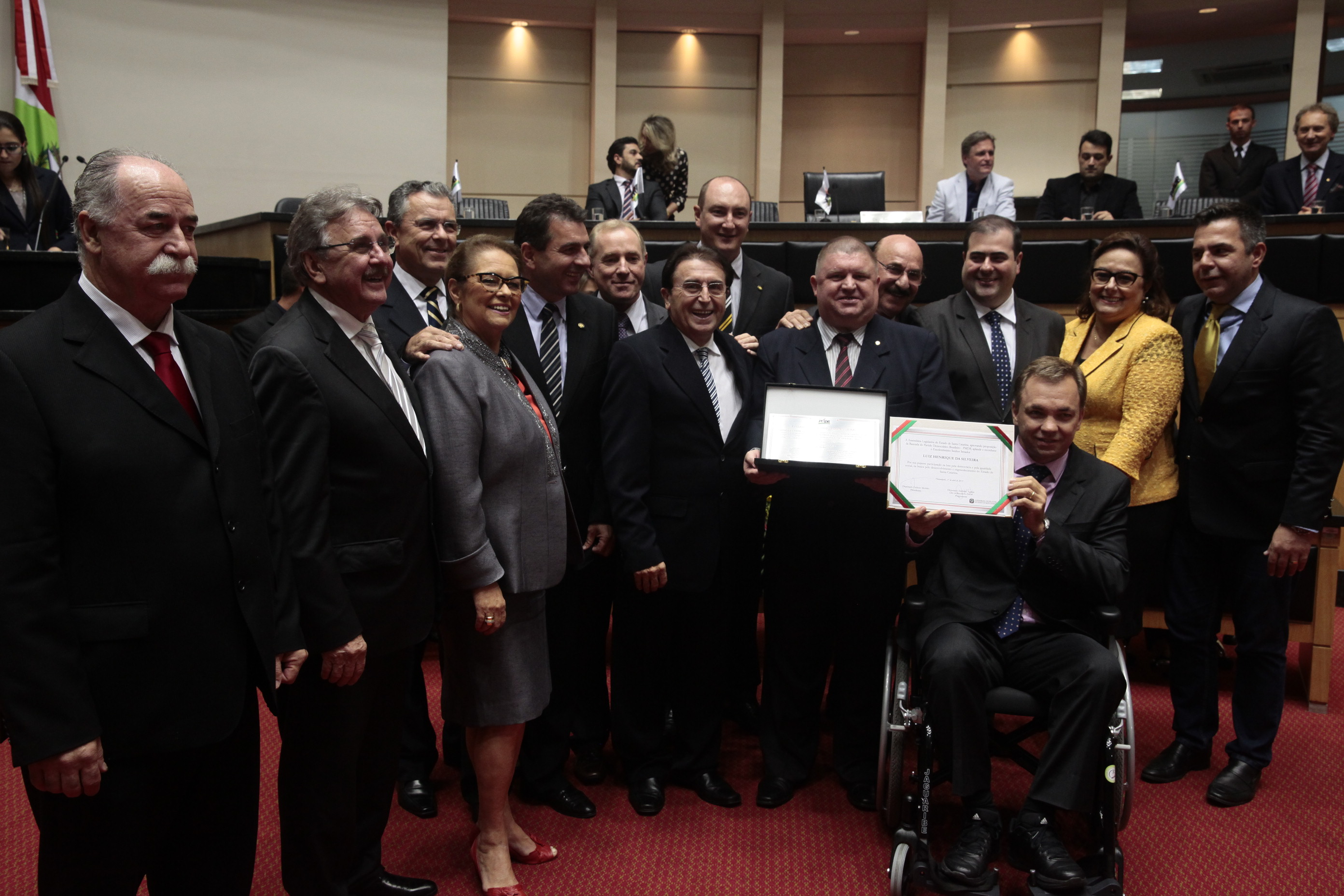 Sessão Especial em homenagem aos 49 anos de fundação do Partido do Movimento Democrático Brasileiro - PMDB. Foto: Eduardo Guedes de Oliveira/Agência AL