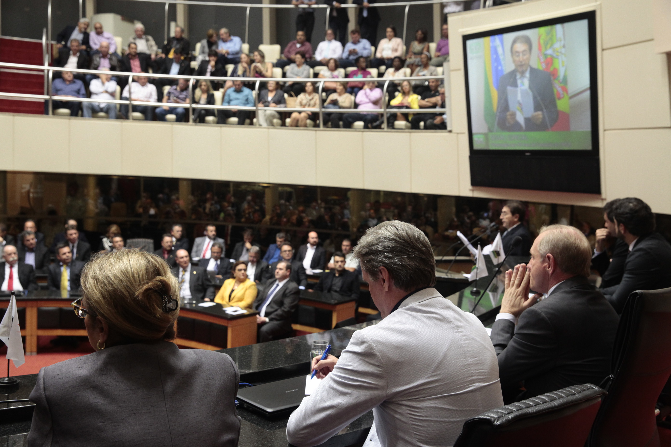 Sessão Especial em homenagem aos 49 anos de fundação do Partido do Movimento Democrático Brasileiro - PMDB. Foto: Eduardo Guedes de Oliveira/Agência A