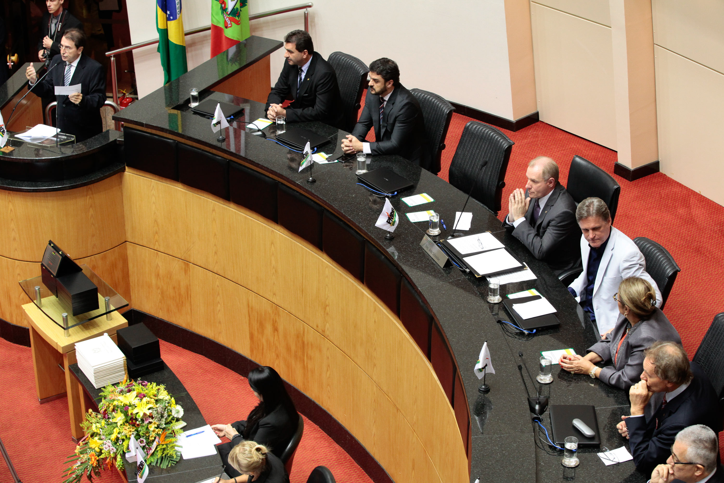 Sessão Especial em homenagem aos 49 anos de fundação do Partido do Movimento Democrático Brasileiro - PMDB. Foto: Miriam Zomer/Agência AL