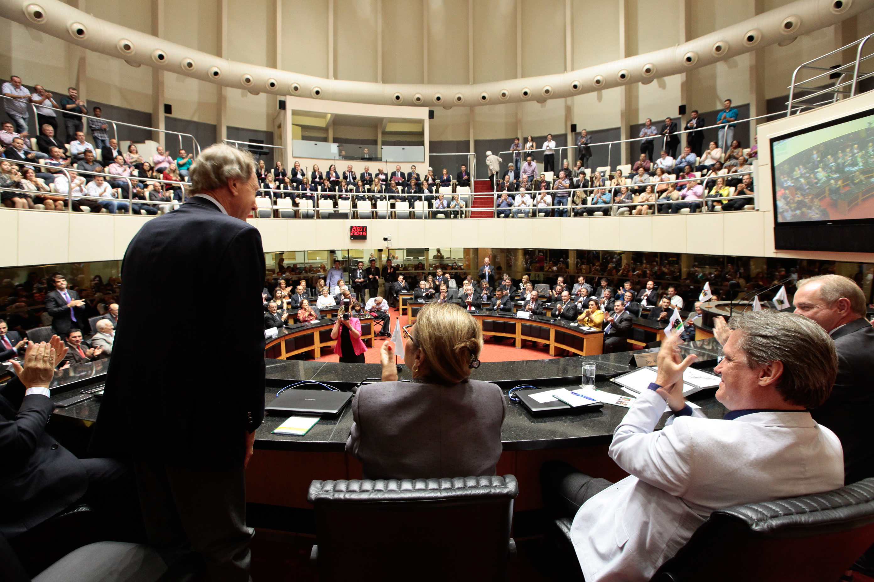 Sessão Especial em homenagem aos 49 anos de fundação do Partido do Movimento Democrático Brasileiro - PMDB. Foto: Miriam Zomer/Agência AL