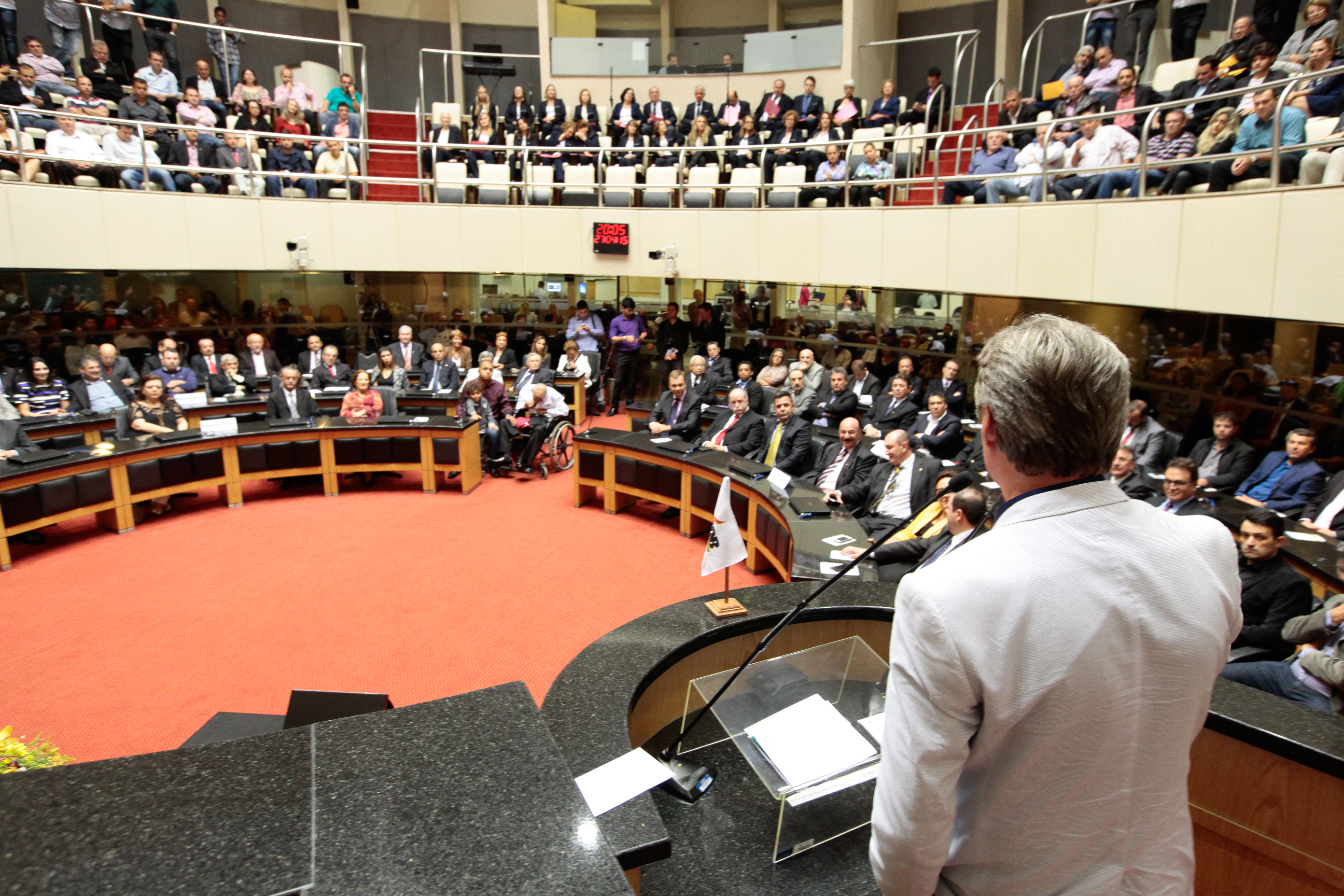 Sessão Especial em homenagem aos 49 anos de fundação do Partido do Movimento Democrático Brasileiro - PMDB. Foto: Miriam Zomer/Agência AL