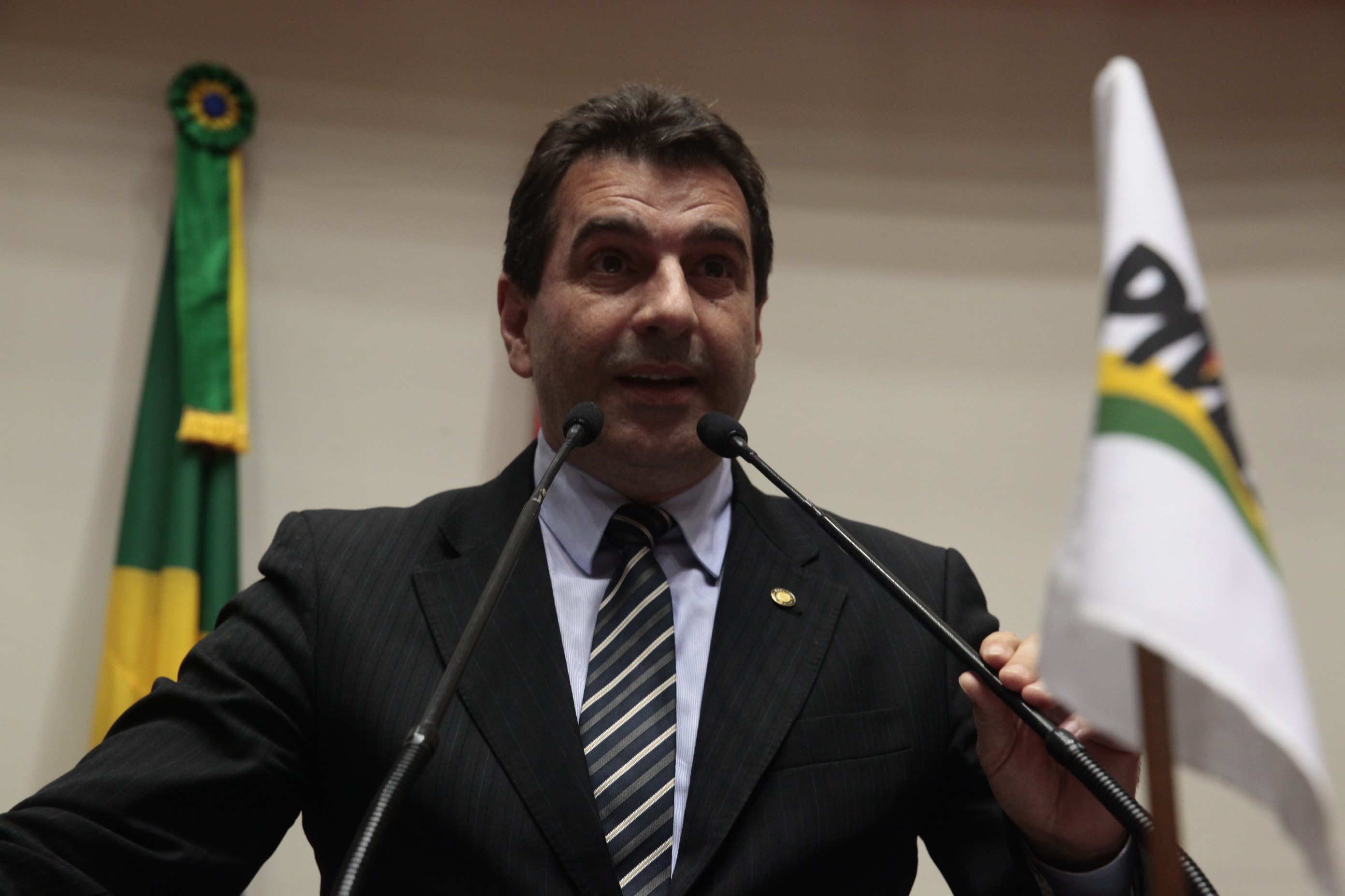 Sessão Especial em homenagem aos 49 anos de fundação do Partido do Movimento Democrático Brasileiro - PMDB. Foto: Eduardo Guedes de Oliveira/Agência A