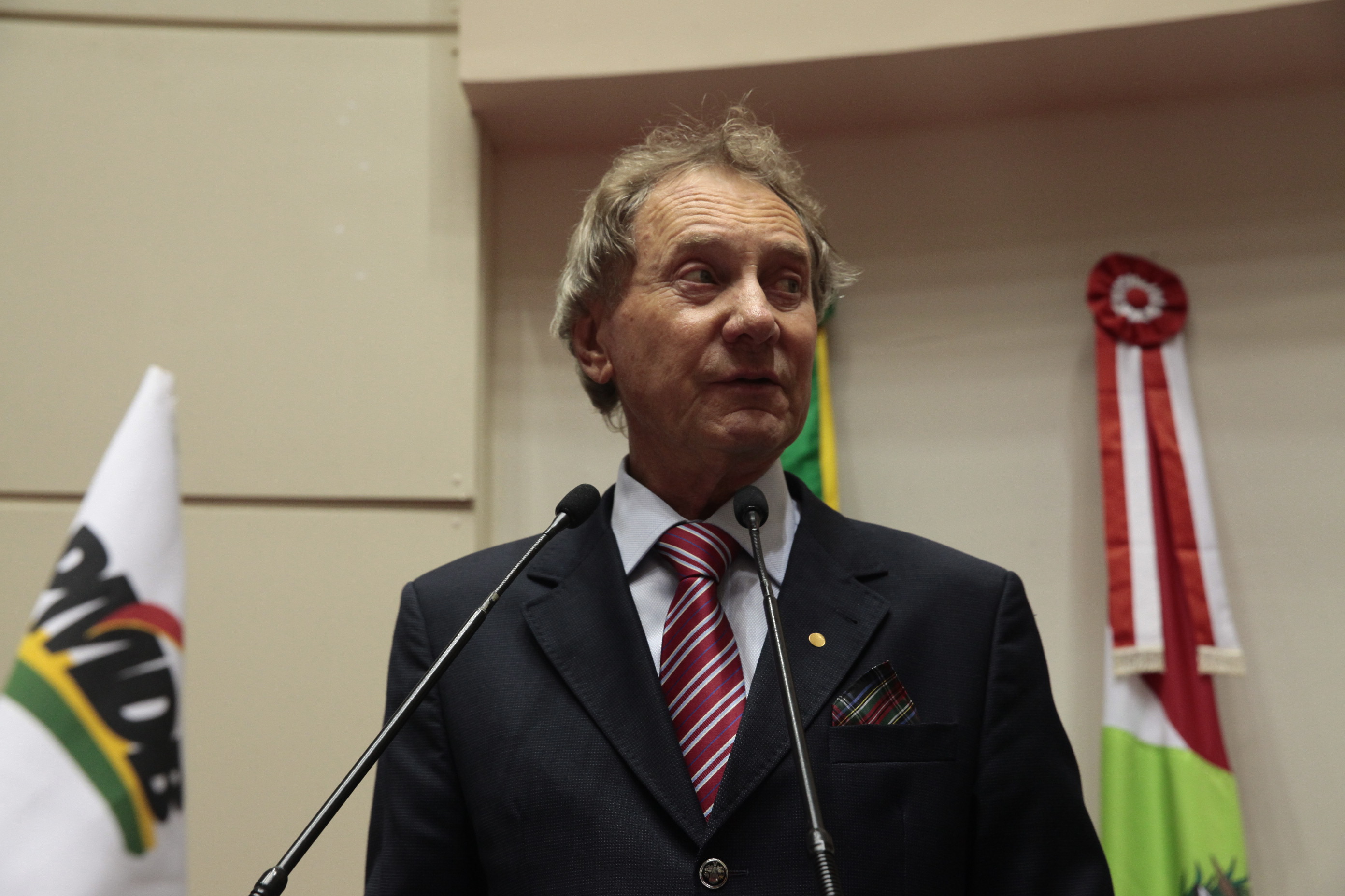 Sessão Especial em homenagem aos 49 anos de fundação do Partido do Movimento Democrático Brasileiro - PMDB. Foto: Eduardo Guedes de Oliveira/Agência A