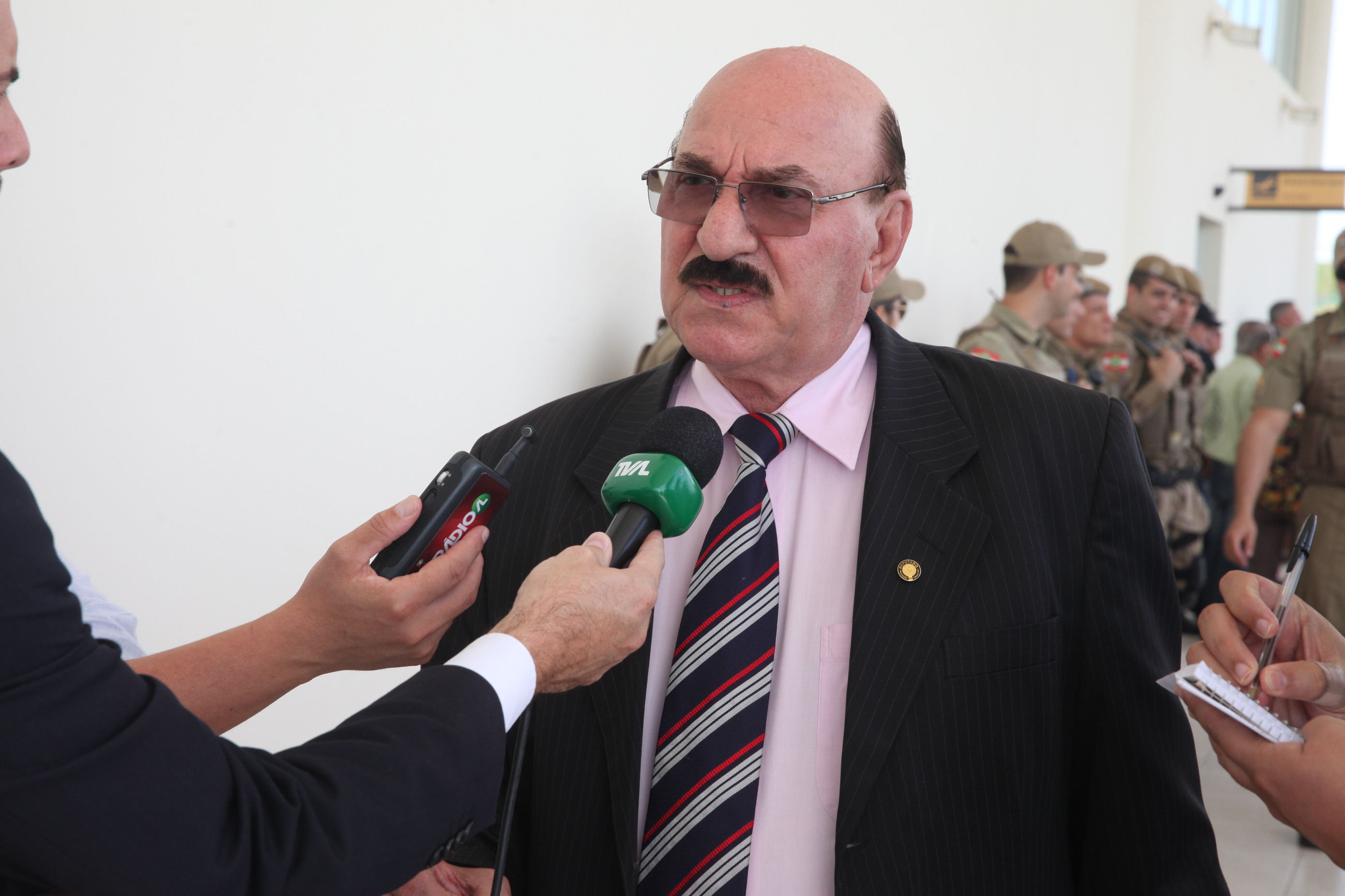 Deputado Manoel Mota (PMDB). Inauguração do Aeroporto de Jaguaruna. Foto: Fábio Queiroz | Agência AL