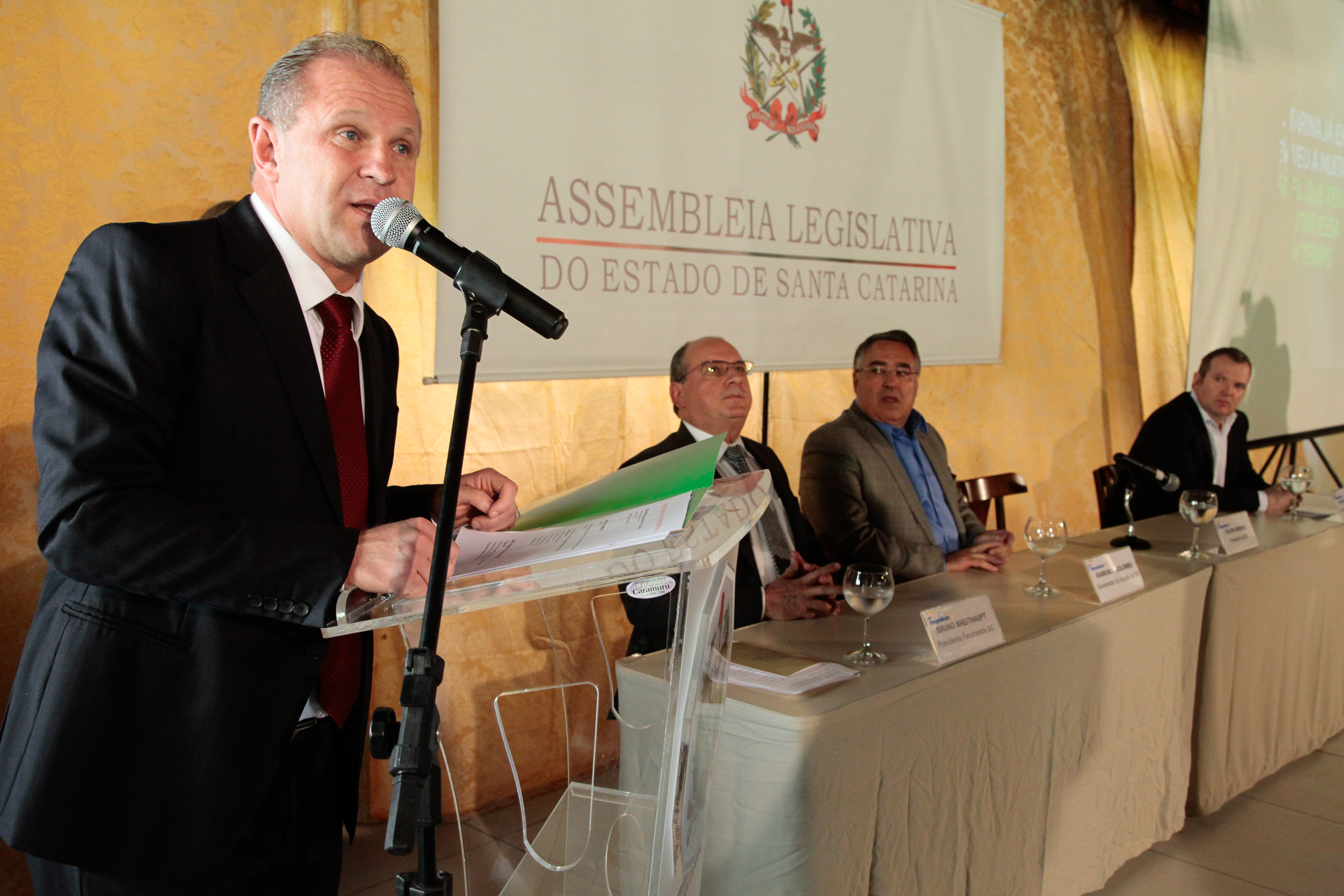 Lançamento da Campanha Gente que faz a Diferença. Deputado Gelson Merisio (PSD).  Foto: Miriam Zomer/Agência AL