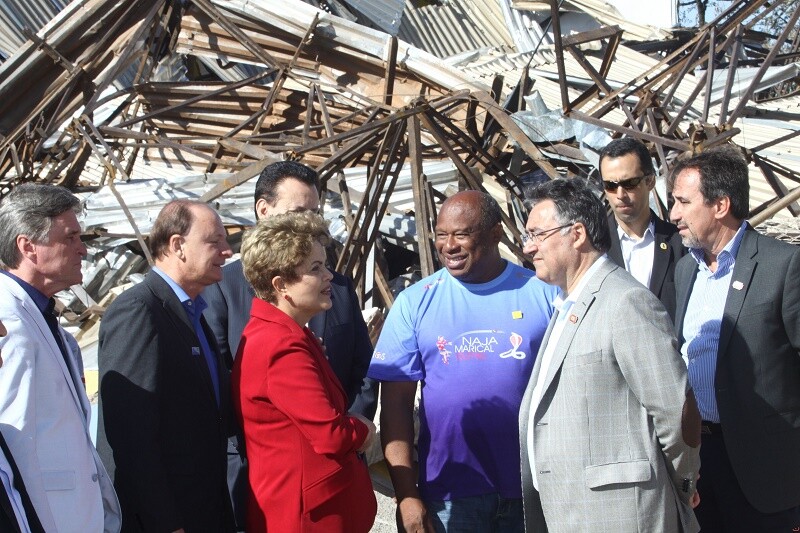 Dilma anuncia auxílio a atingidos por tornados em visita a Xanxerê
