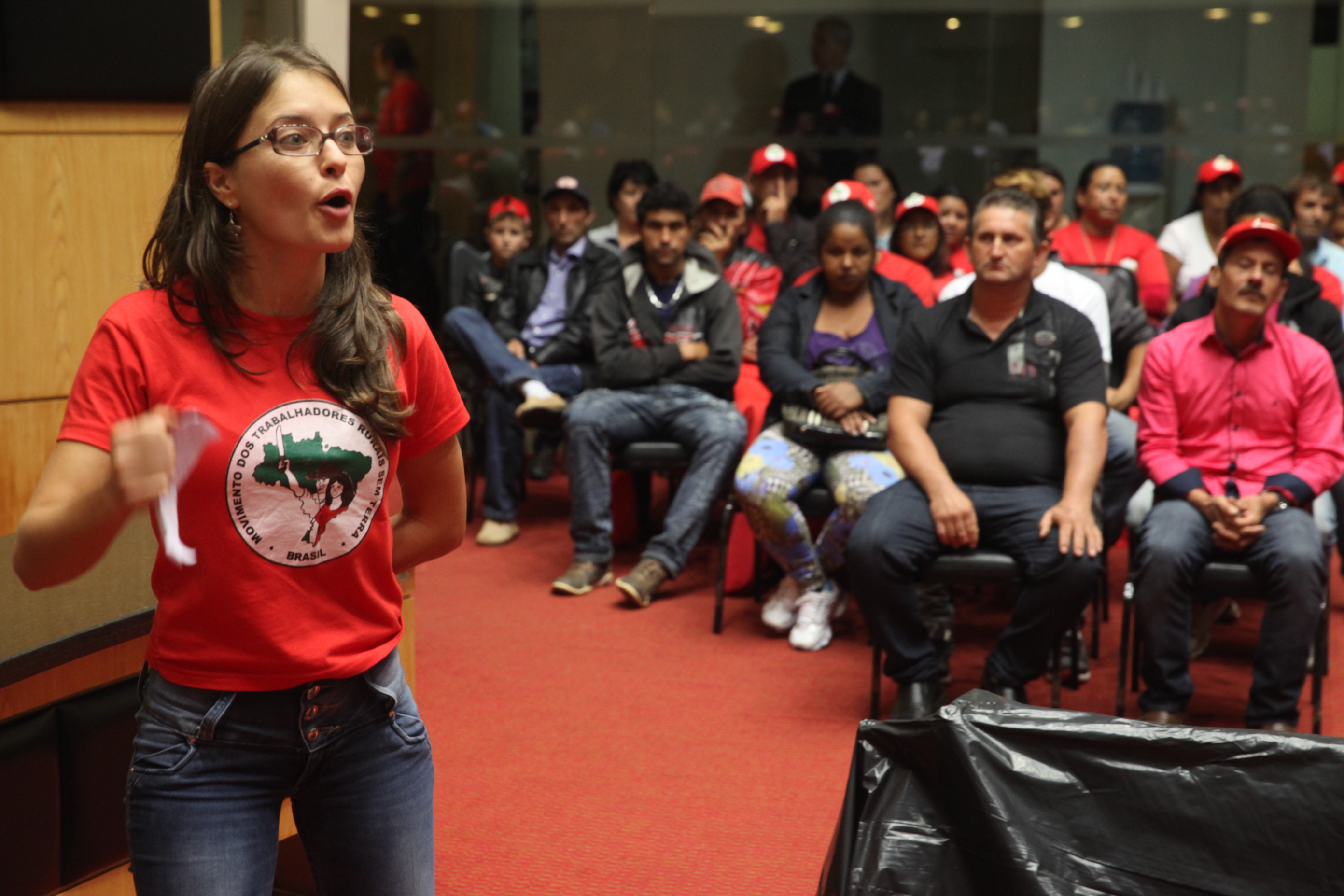 Sessão Especial em homenagem aos 30 Anos do MST de SC. Foto: Fábio Queiroz / Agência AL
