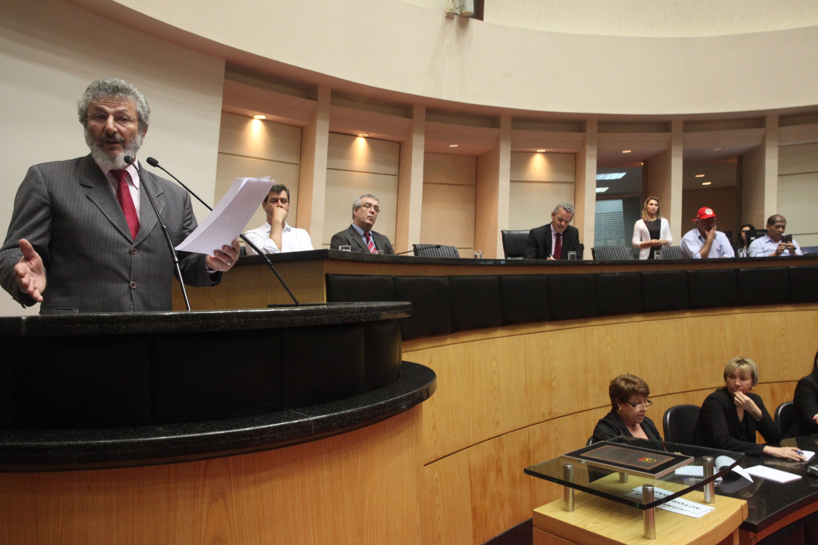 Sessão Especial em homenagem aos 30 Anos do MST de SC. Foto: Fábio Queiroz / Agência AL