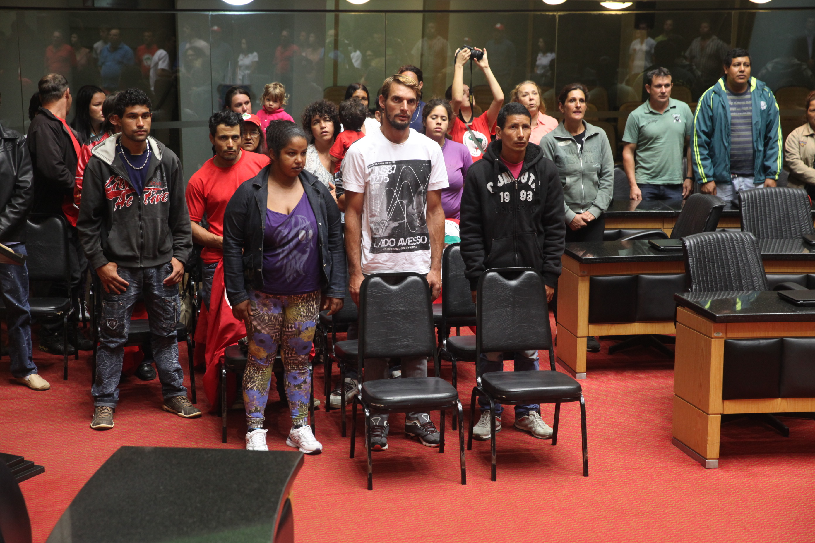 Sessão Especial em homenagem aos 30 Anos do MST de SC. Foto: Fábio Queiroz / Agência AL