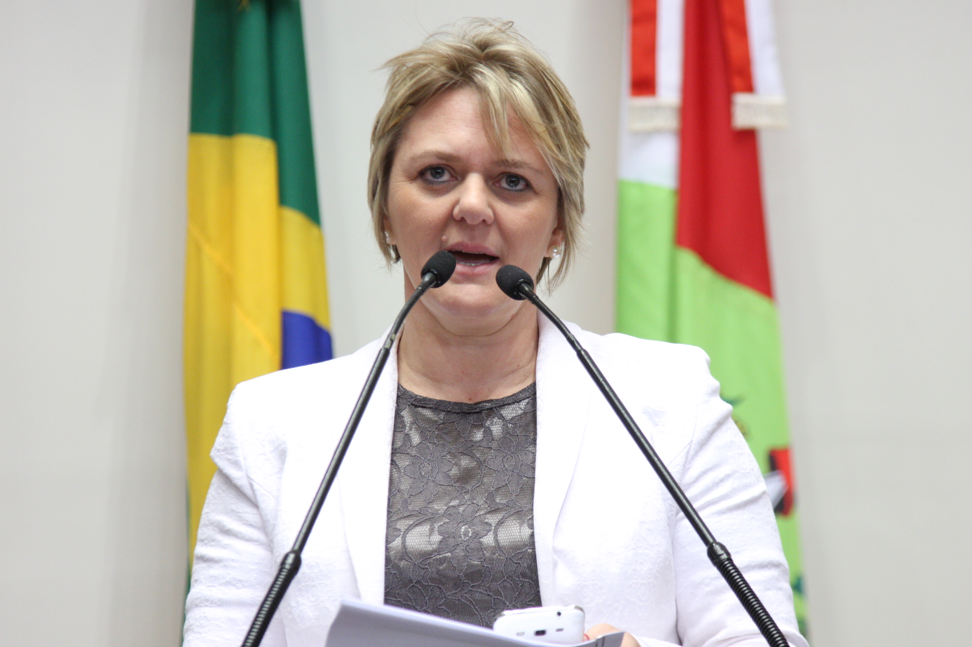 Deputada Luciane Carminatti (PT) Sessão Ordinária. Foto: Yuri Santos / Agência AL