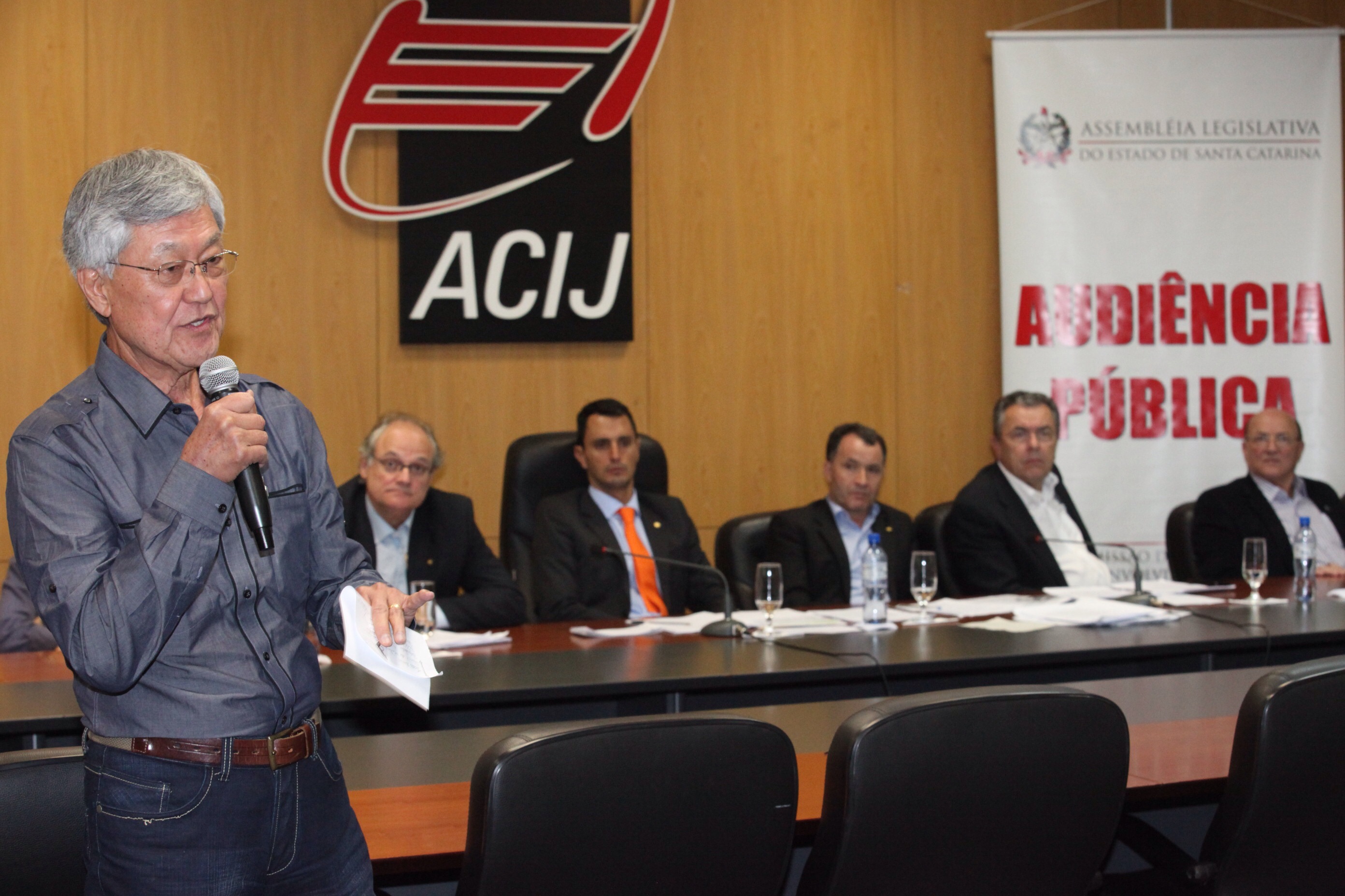 Comissão de Transportes promove audiência pública em Joinville. Foto: Fábio Queiroz / Agência AL