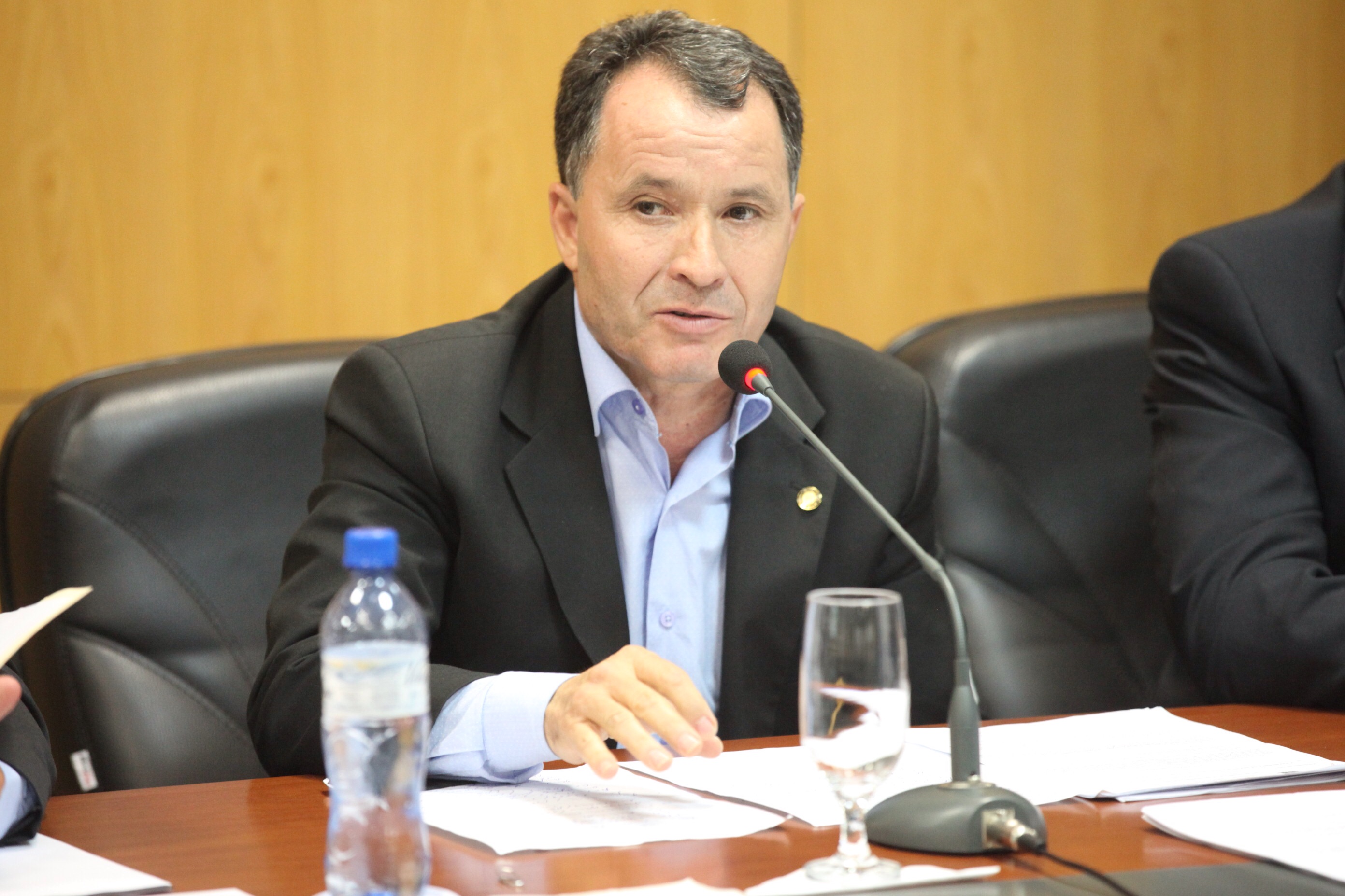 Deputado Darci de Matos (PSD). Comissão de Transportes promove audiência pública em Joinville. Foto: Fábio Queiroz / Agência AL