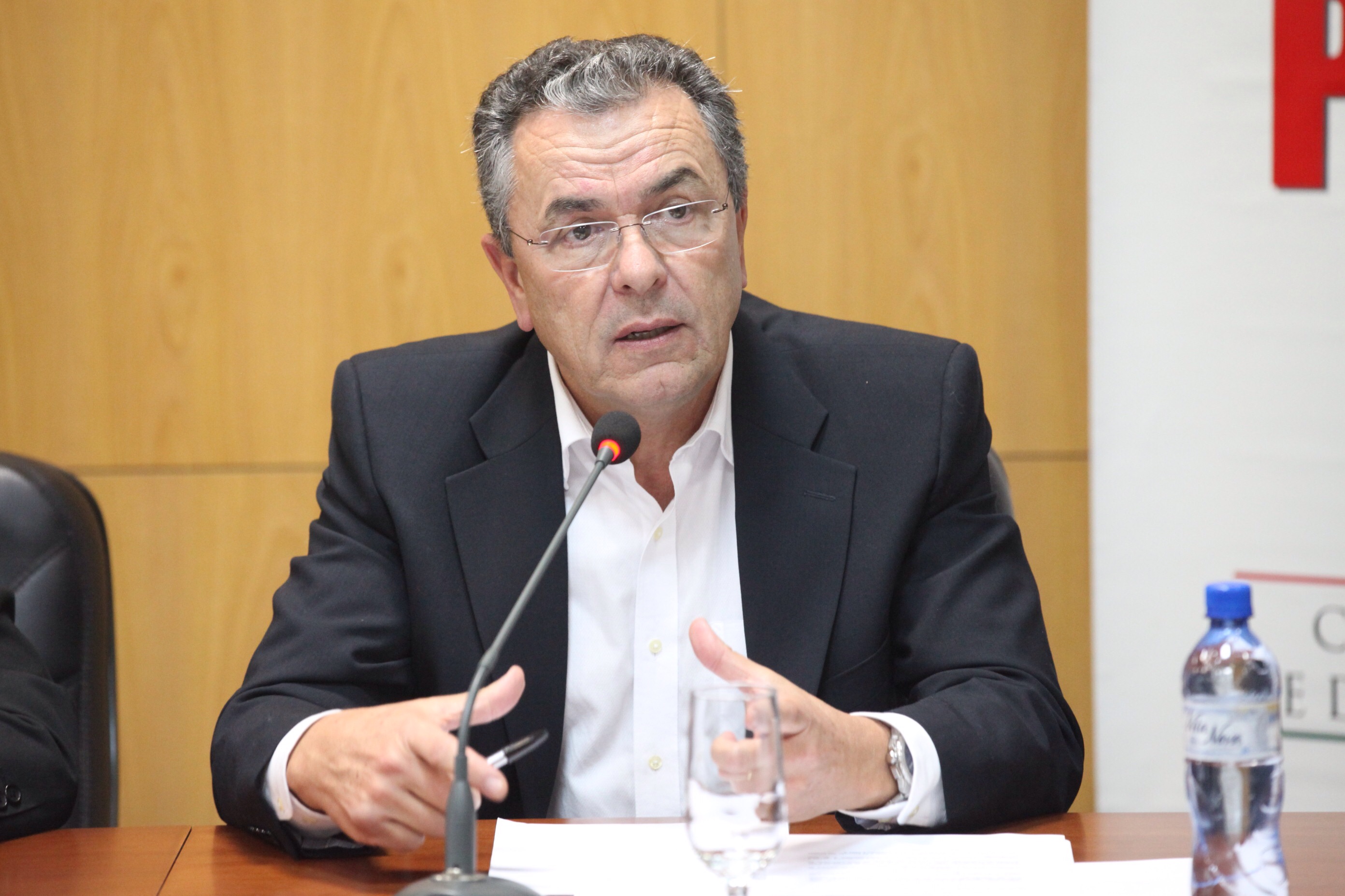 Deputado Dalmo de Oliveira (PMDB).Comissão de Transportes promove audiência pública em Joinville. Foto: Fábio Queiroz / Agência AL