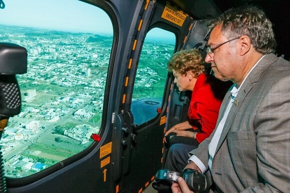 Dilma anuncia medidas de apoio a municípios atingidos por tornados em SC