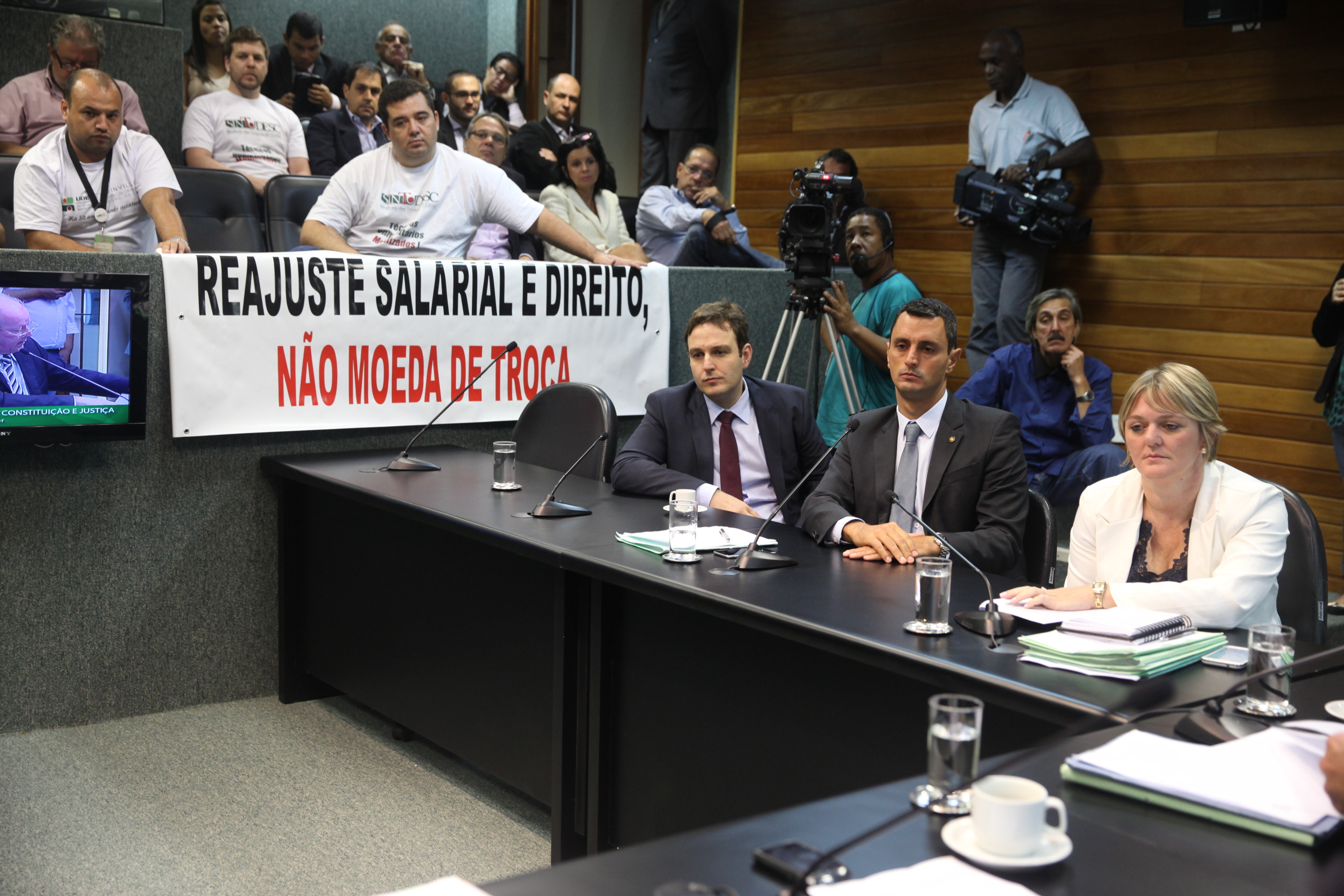 Reunião da Comissão de Constituição e Justiça. Foto: Fábio Queiroz / Agência AL