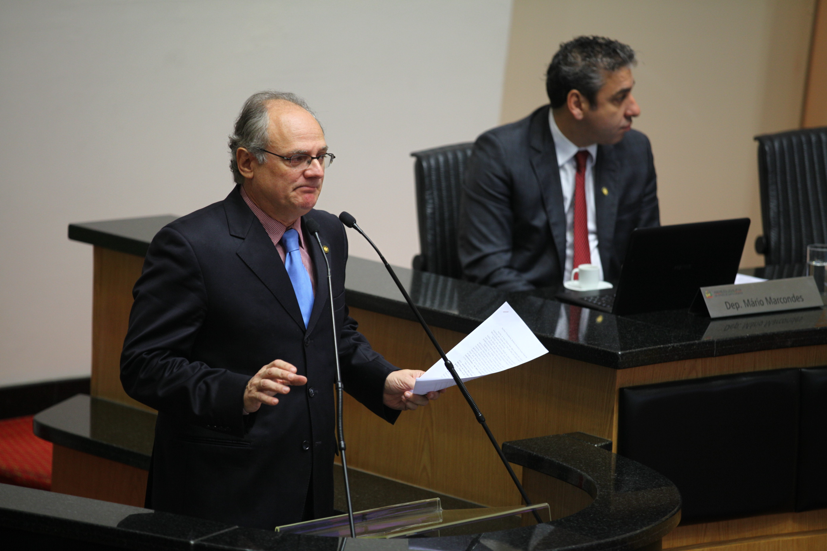 Sessão Plenária - Deputado Vicente Caropreso (PSDB) - Foto:Solon Soares