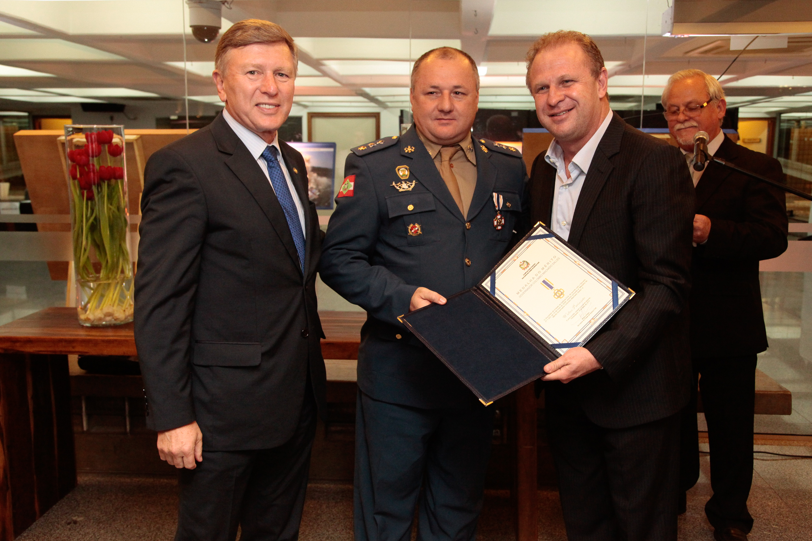Medalha Mérito Defesa Civil. Foto: Miriam Zomer/Agência AL