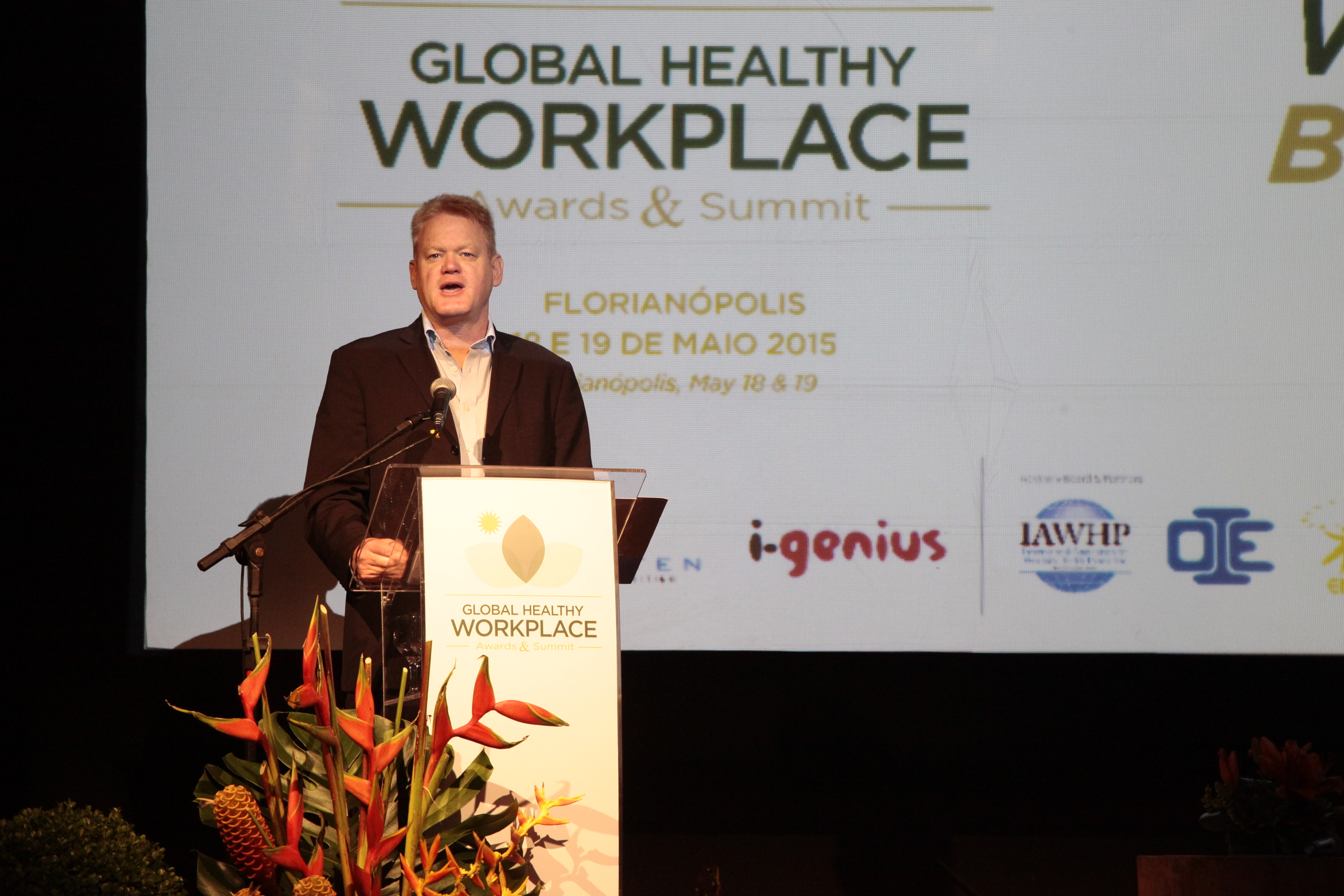 Global Healthy Workplace. Tommy Hutchinson.  Fotos: Miriam Zomer/Agência AL