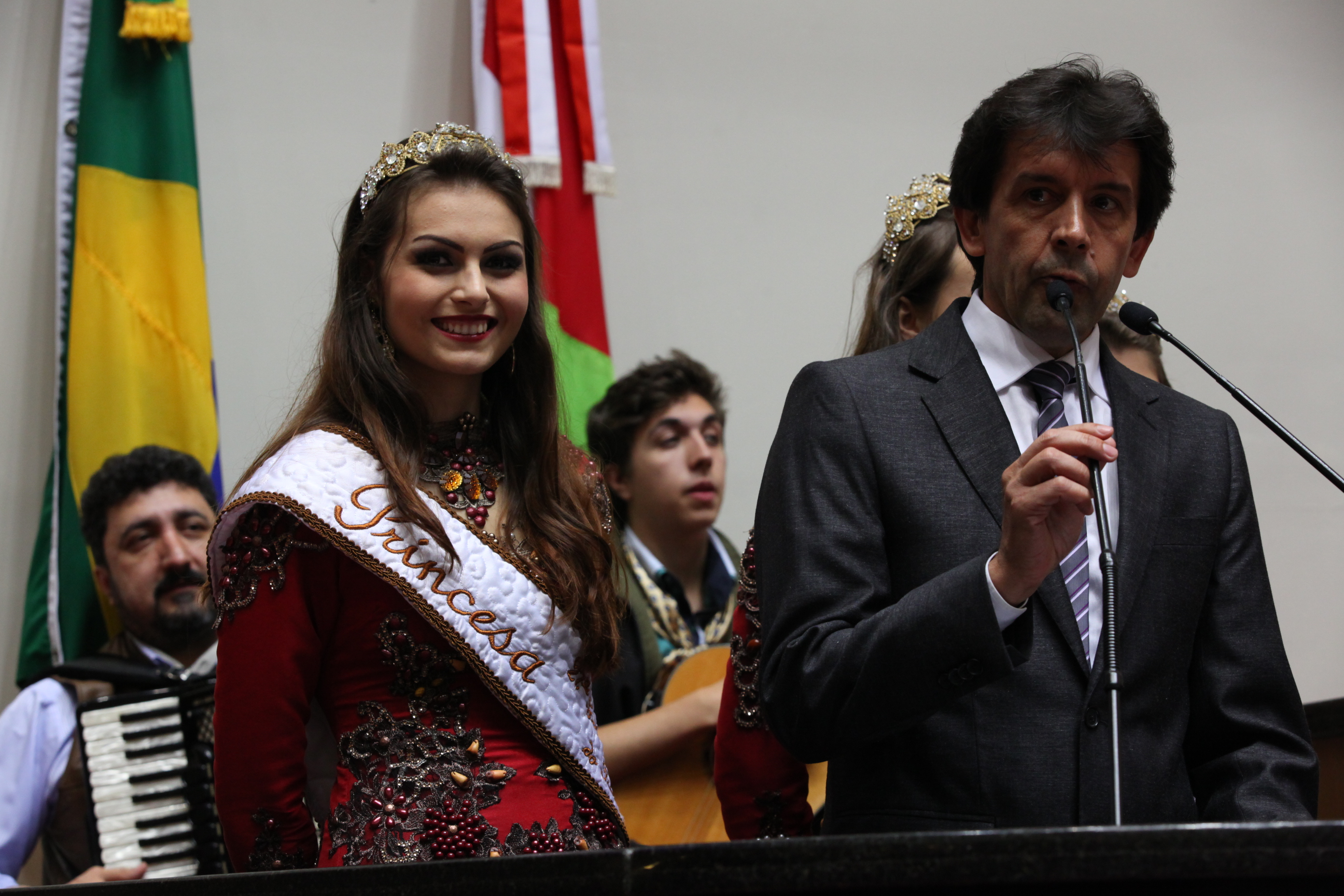 Lançamento da Festa Nacional do Pinhão em Lages. Foto: Eduardo Guedes de Oliveira / Agência AL