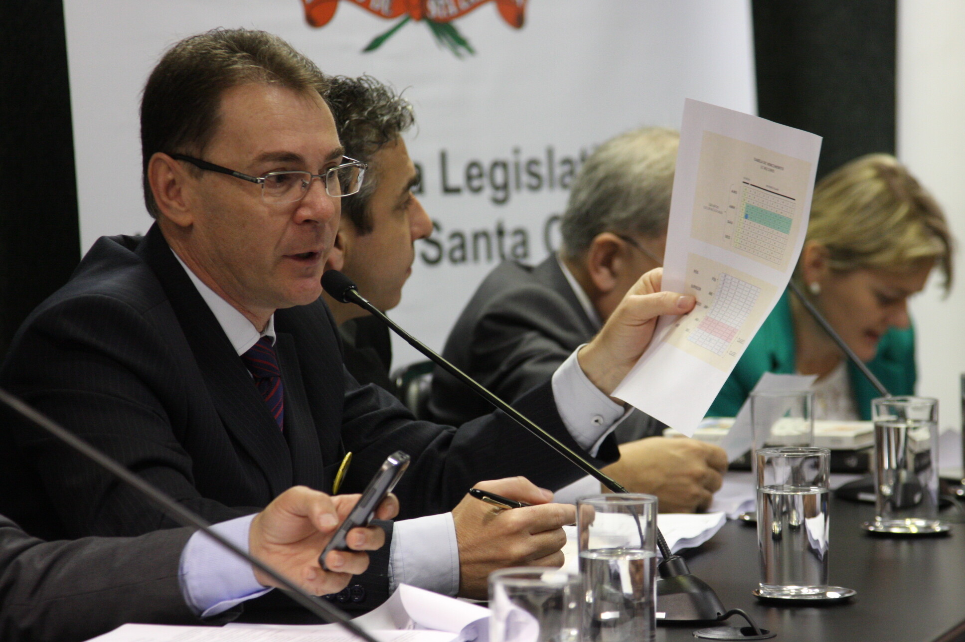 Laércio Bianchi, presidente do Sinjusc FOTO: Yuri Santos/Divulgação Alesc