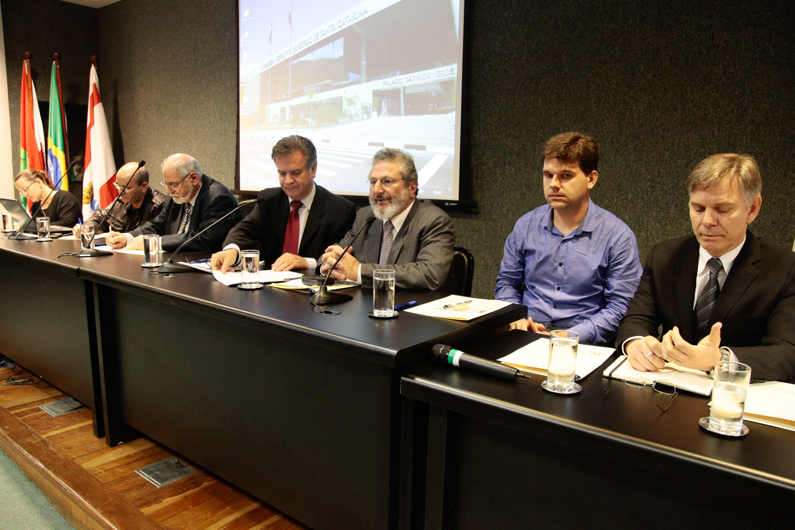 Audiência Pública sobre A Implantação da Política Nacional de Recursos Hídricos e Criação do Sistema de Florianópolis. Foto: Miriam Zomer/Agência AL