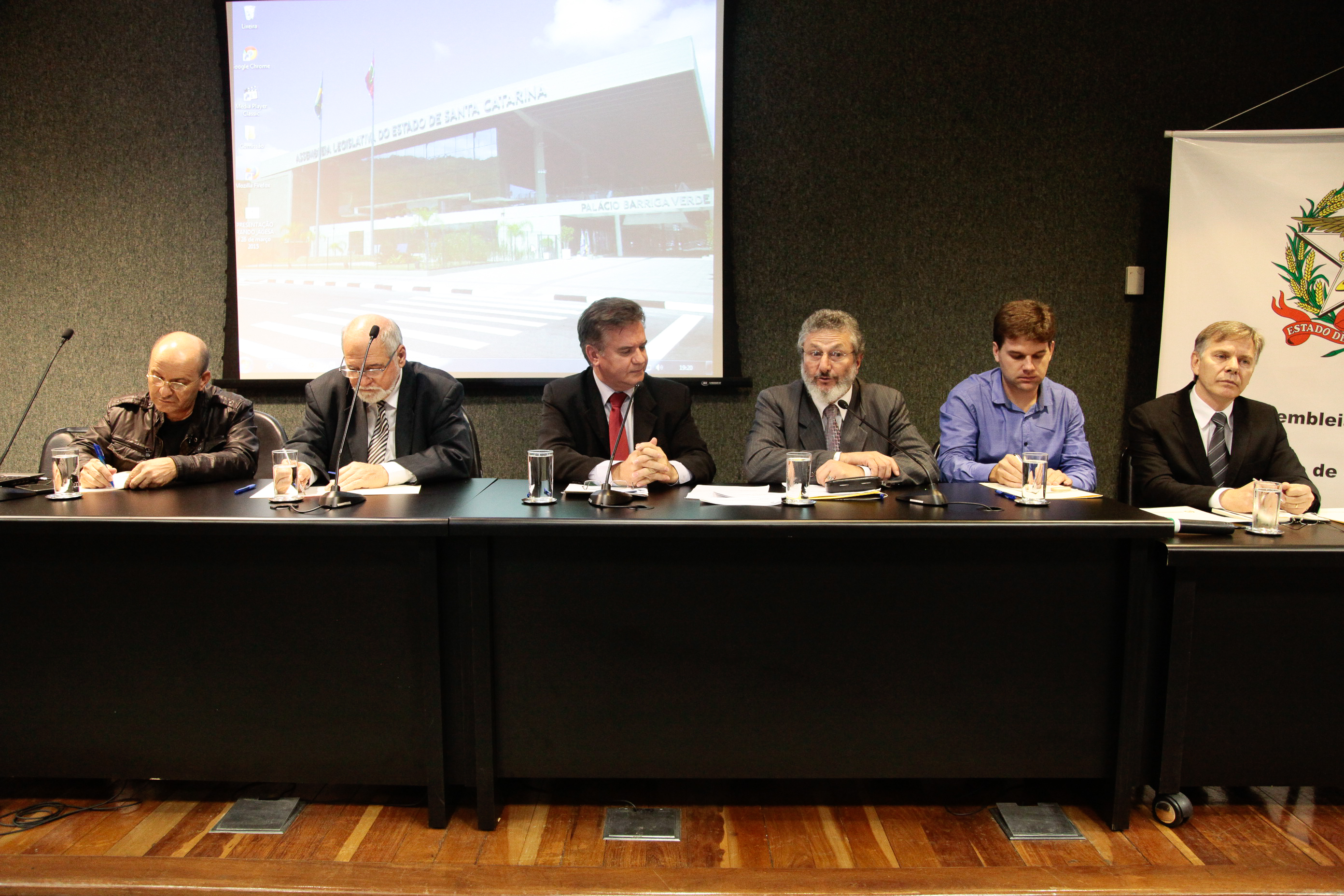 Audiência Pública sobre A Implantação da Política Nacional de Recursos Hídricos e Criação do Sistema de Florianópolis. Foto: Miriam Zomer/Agência AL
