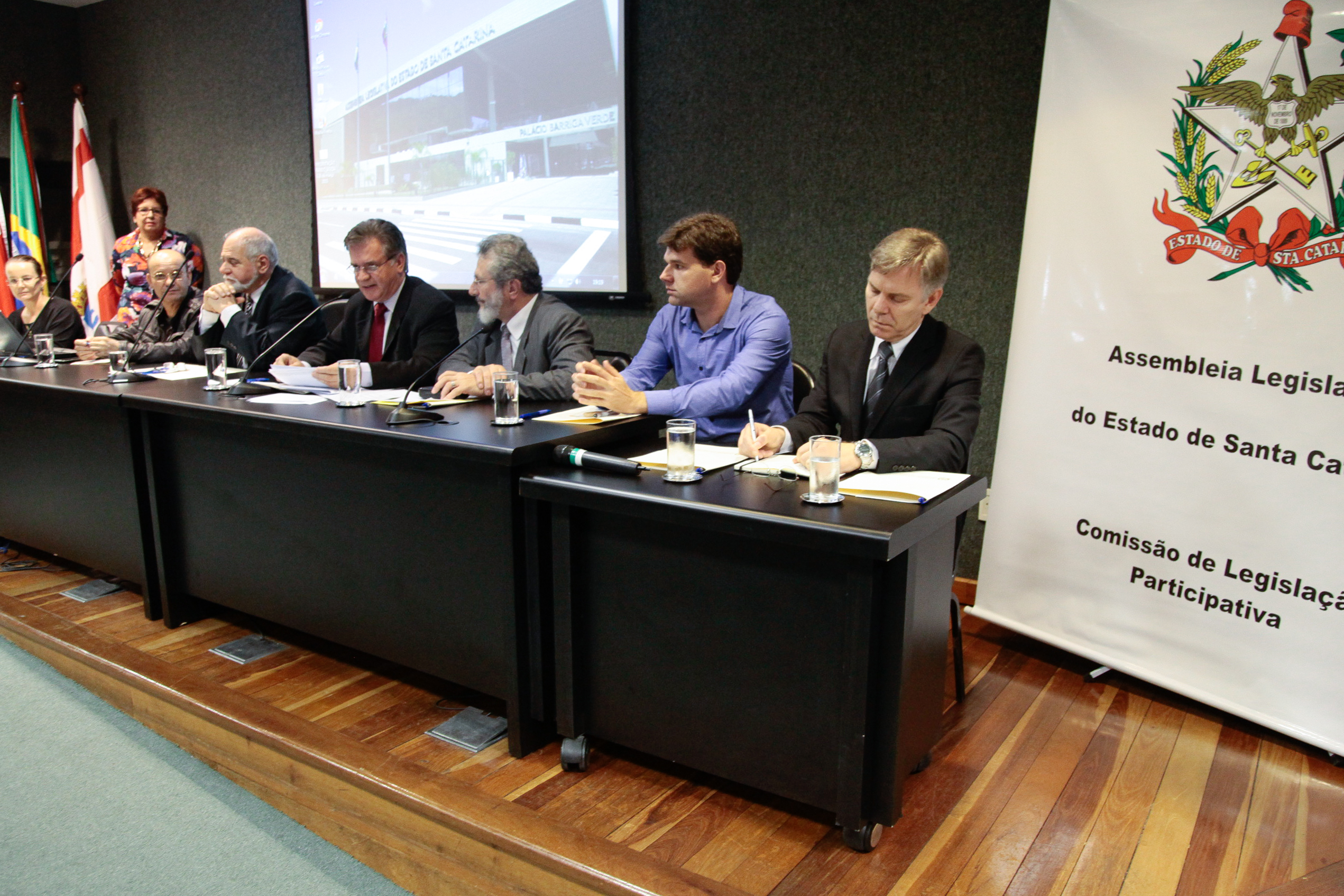 Audiência Pública sobre A Implantação da Política Nacional de Recursos Hídricos e Criação do Sistema de Florianópolis. Foto: Miriam Zomer/Agência AL