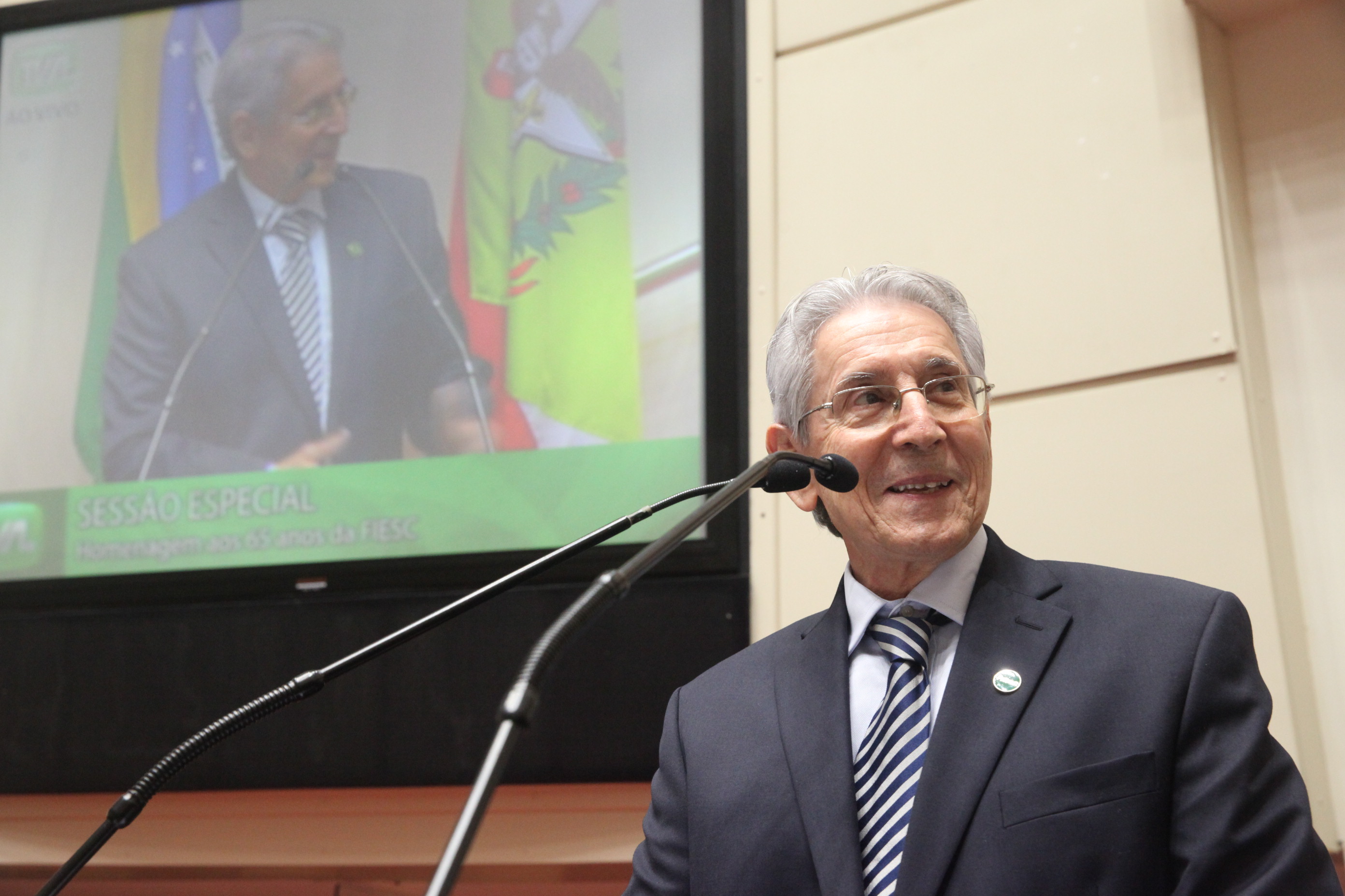 Sessão Especial - 65 Anos Fiesc. Foto: Fábio Queiroz / Agência AL