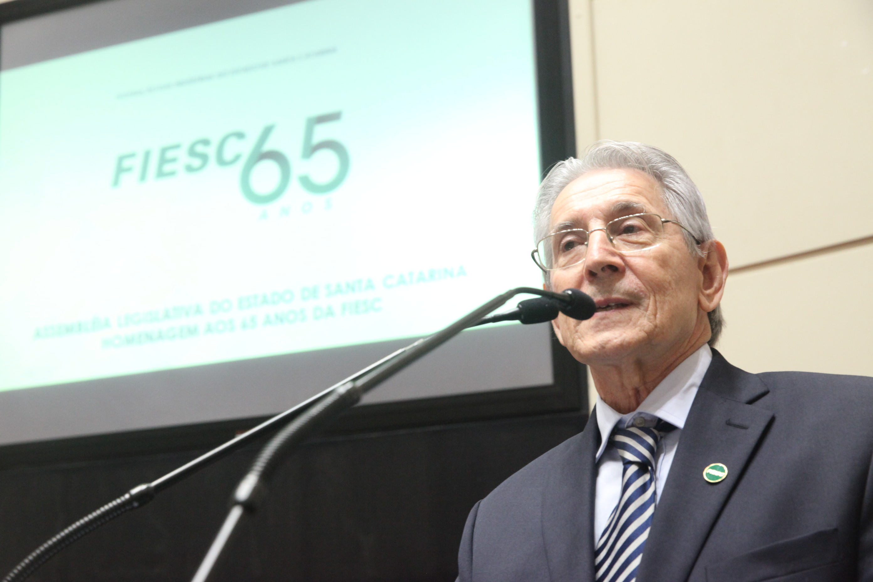 Sessão Especial - 65 Anos Fiesc. Foto: Fábio Queiroz / Agência AL