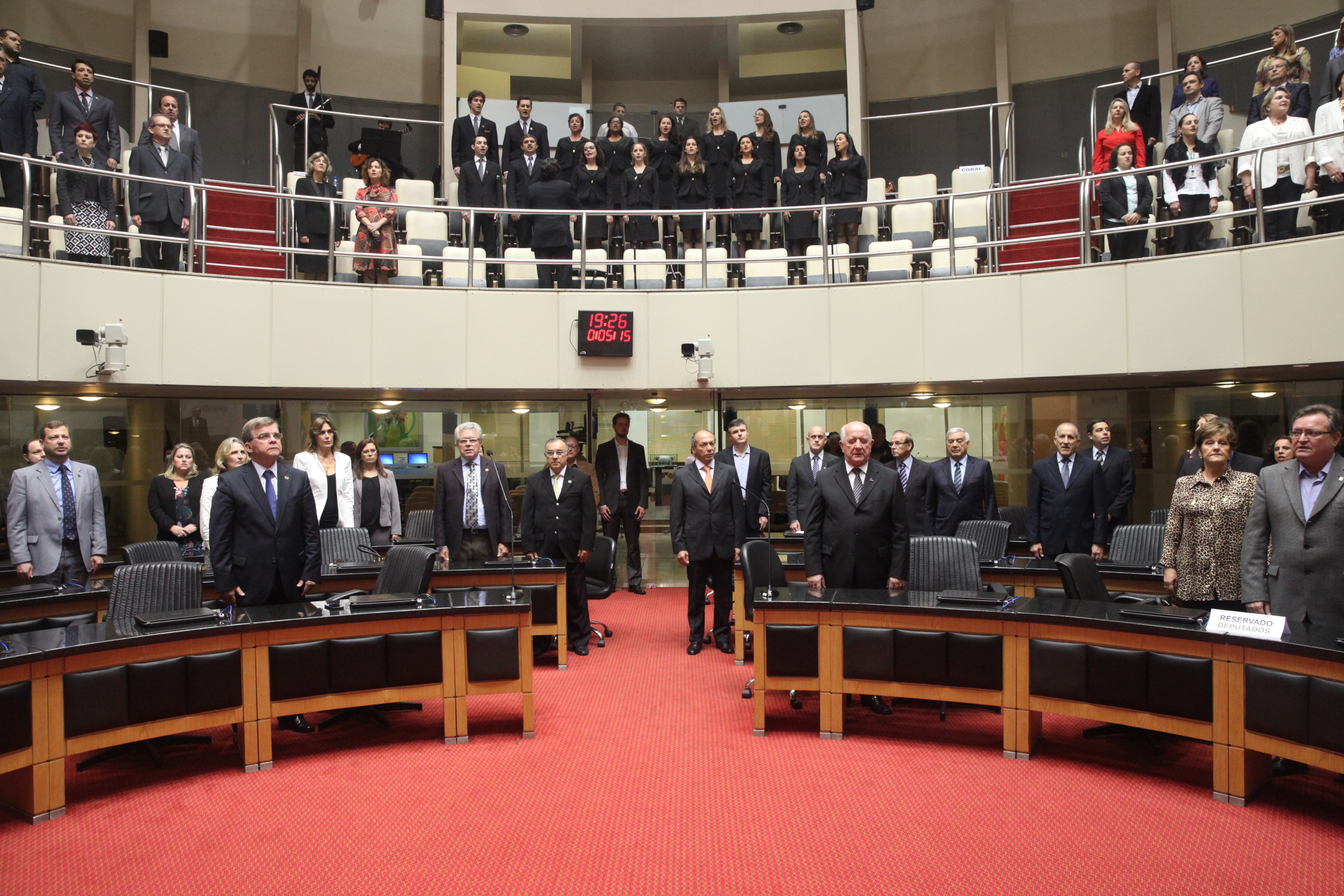 Sessão Especial - 65 Anos Fiesc. Foto: Fábio Queiroz / Agência AL