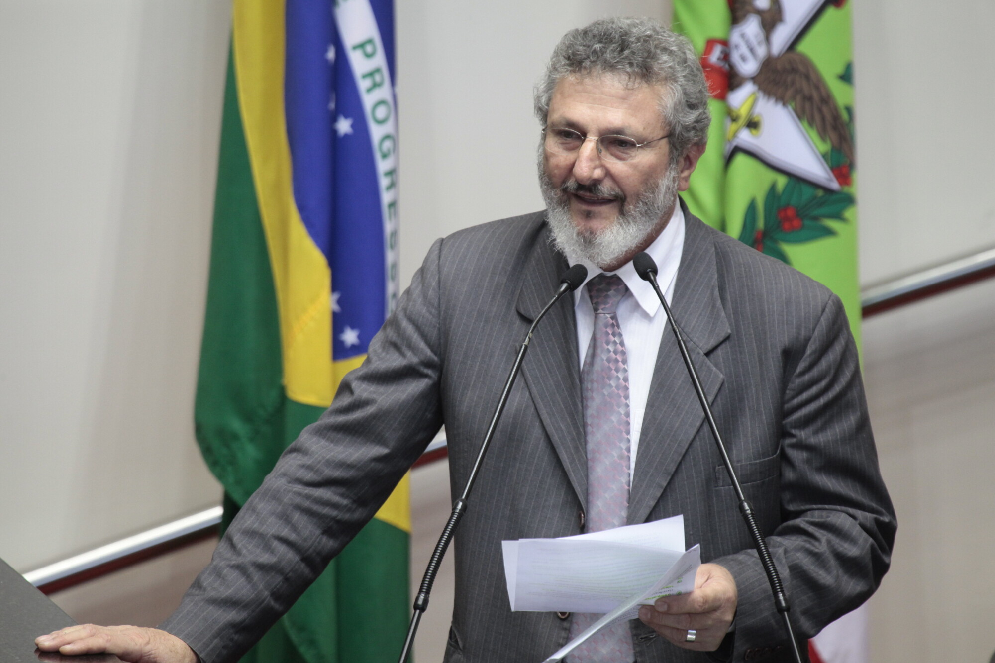 Deputado Padre Pedro Baldissera FOTO: Miriam Zomer/Agência AL
