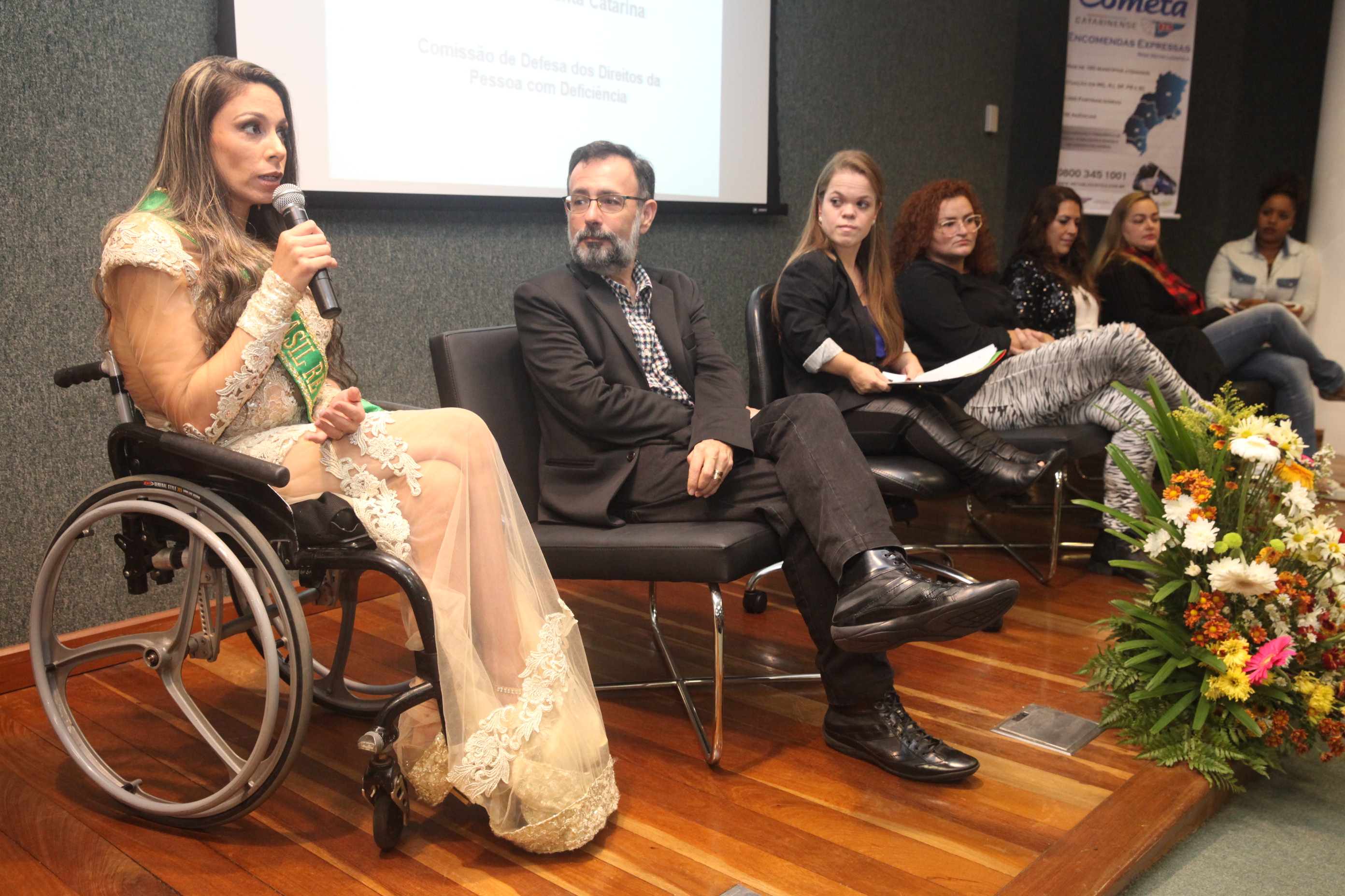 Lançamento do 3° Prêmio Catarinense de Moda Inclusiva. Foto: Fábio Queiroz / Agência AL