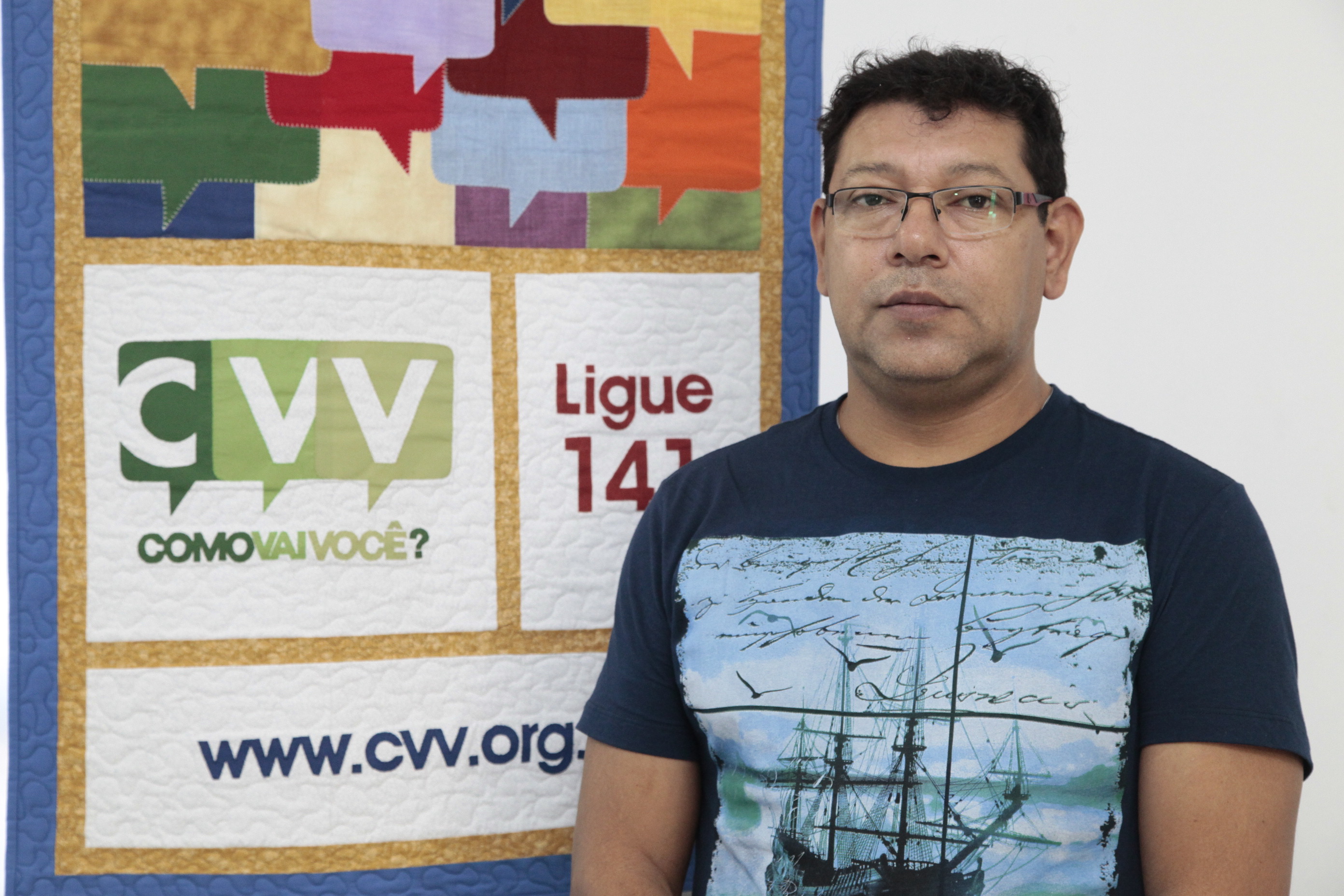 Rogério Luis, Coordenador do CVV Florianópolis. Foto: Miriam Zomer/Agência