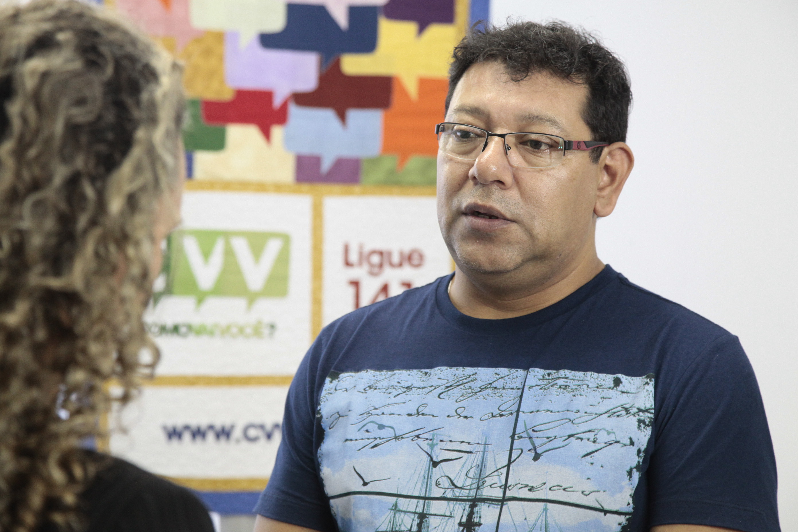 Rogério Luis, Coordenador do CVV Florianópolis. Foto: Miriam Zomer/Agência