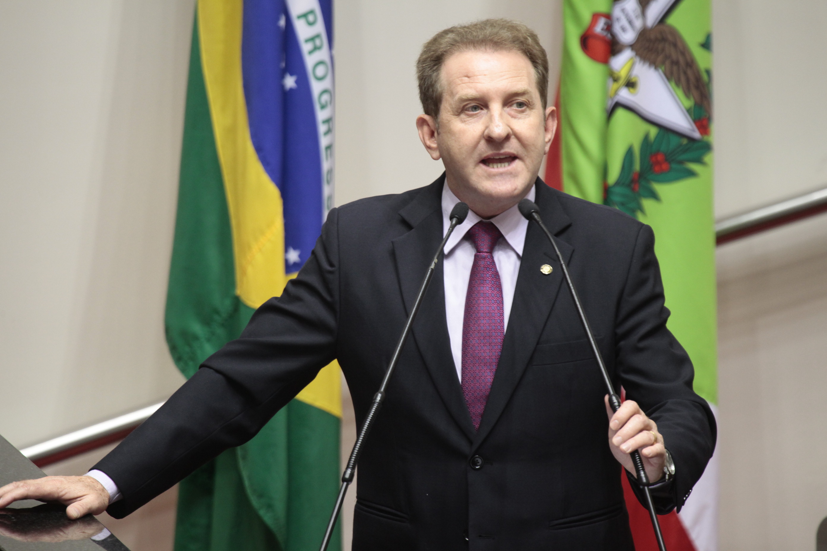 Sessão Ordinária - Plenário Osni Regis. Deputado Valmir Comin (PP)  -  Foto: Miriam Zomer/Agência AL