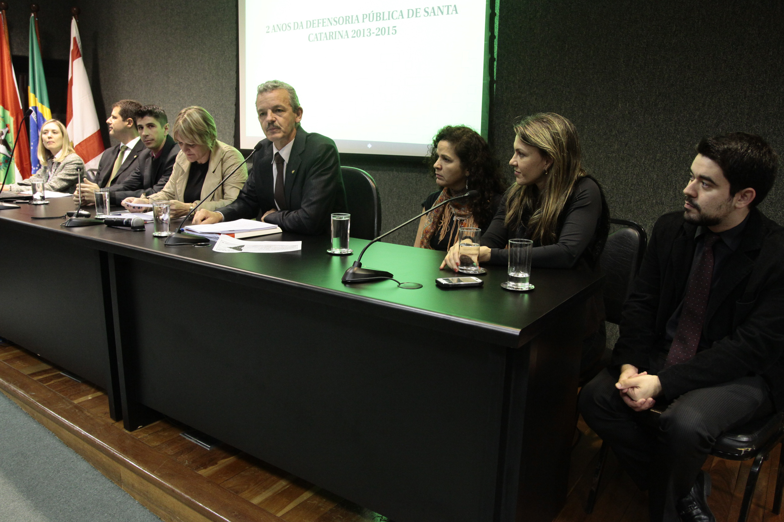 Audiência Pública para debater os 2 anos da Defensoria Pública do Estado de Santa Catarina. Foto: Miriam Zomer/Agência AL