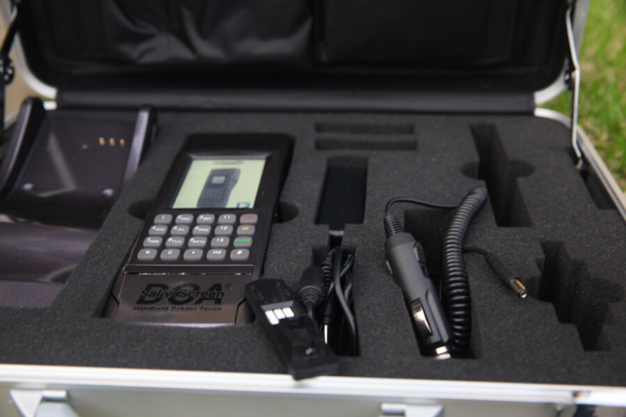 Drogômetro é um equipamento que identifica uso de drogas. Foto: Eduardo Guedes de Oliveira/Agência AL