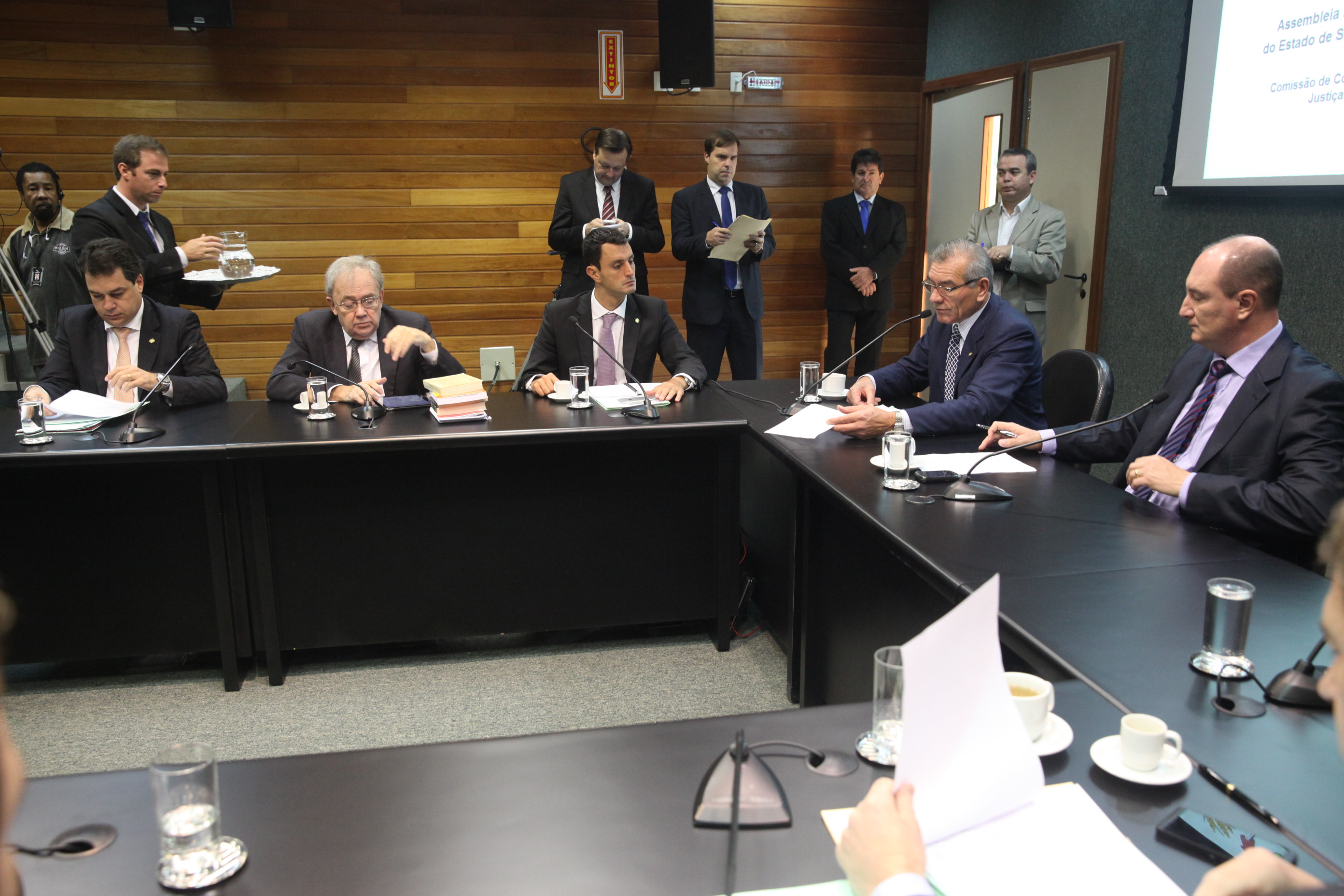 Reunião da Comissão de Constituição e Justiça. Foto: Fábio Queiroz / Agência AL