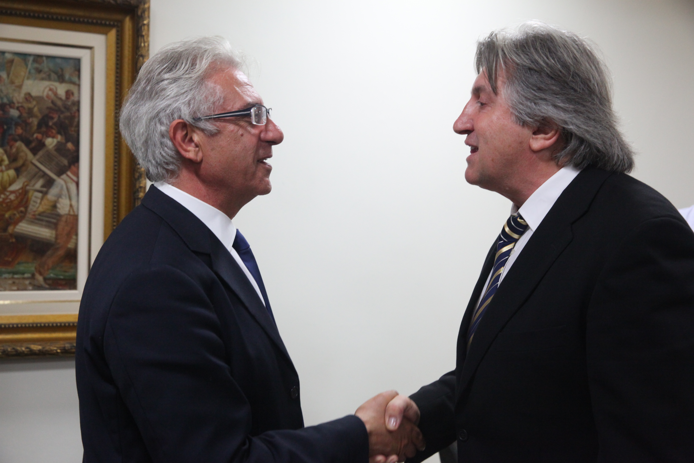 Comitiva de Italianos visita Alesc. Foto: Eduardo Guedes de Oliveira/Agência AL