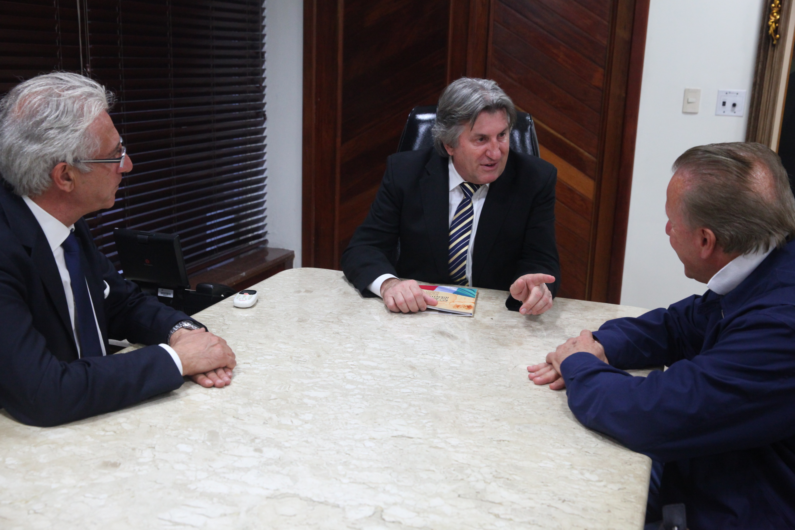 Comitiva de Italianos visita Alesc. Foto: Eduardo Guedes de Oliveira/Agência AL