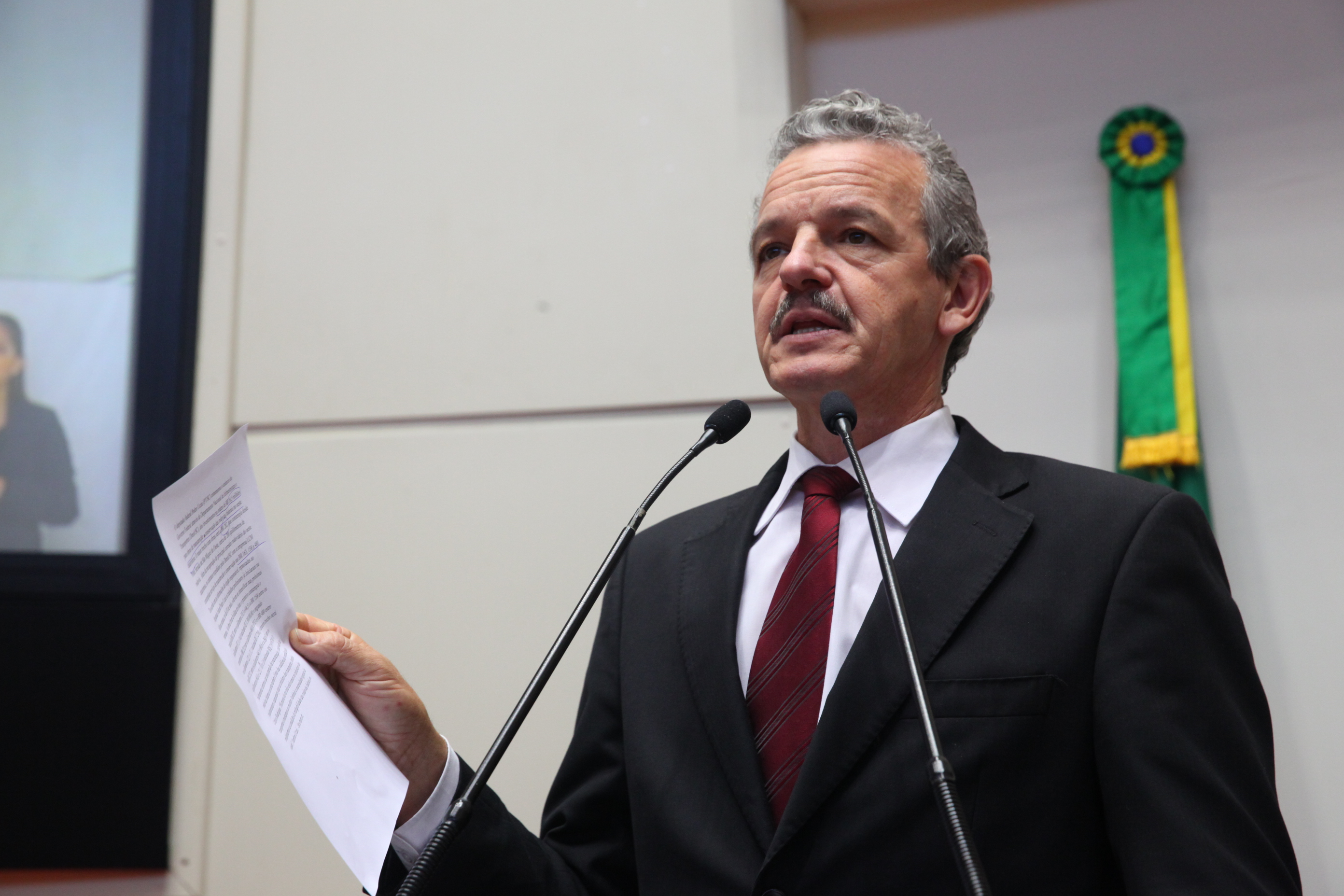 Sessão Ordinária. Deputado Dirceu Dresch (PT)  - Foto: Eduardo Guedes de Oliveira/Agência AL